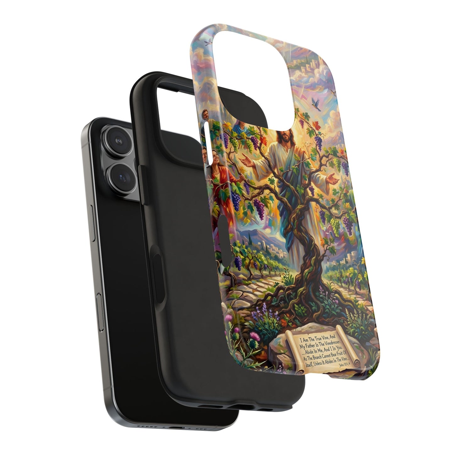 “I Am the True Vine - Abide in My Love” - Phone Case