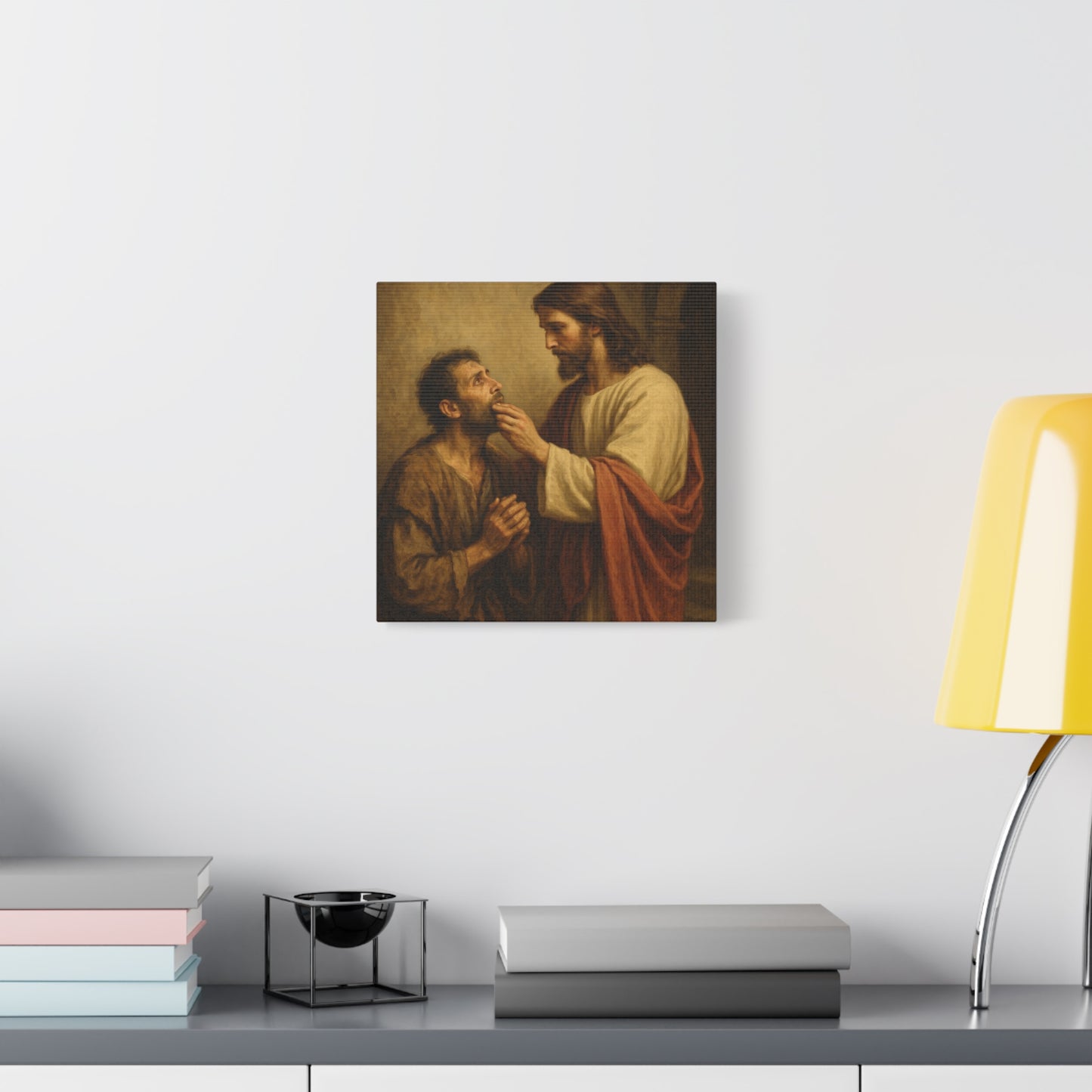 “He Spoke Plainly – Jesus Loosens the Tongue of the Mute” - Canvas Art