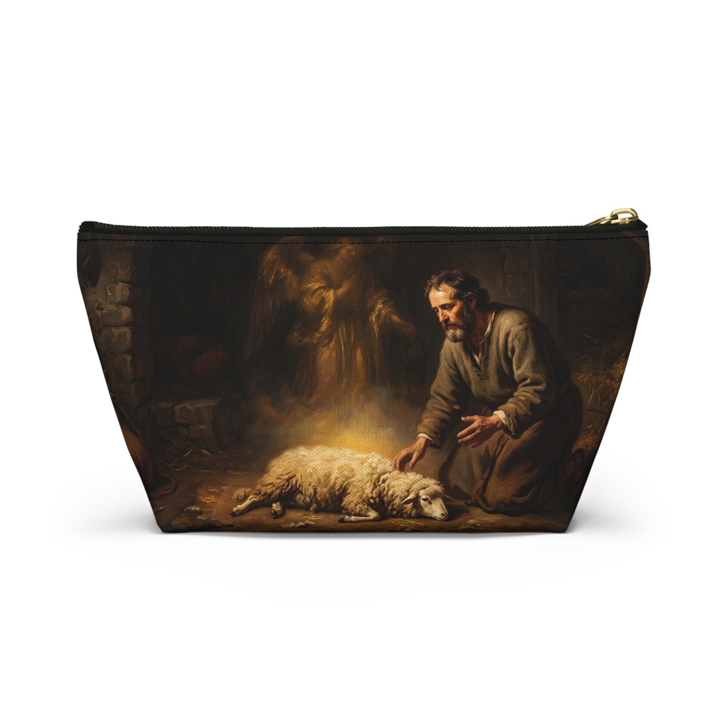 “Gideon's Fleece - Seeking Confirmation from God” - Accessory Pouch