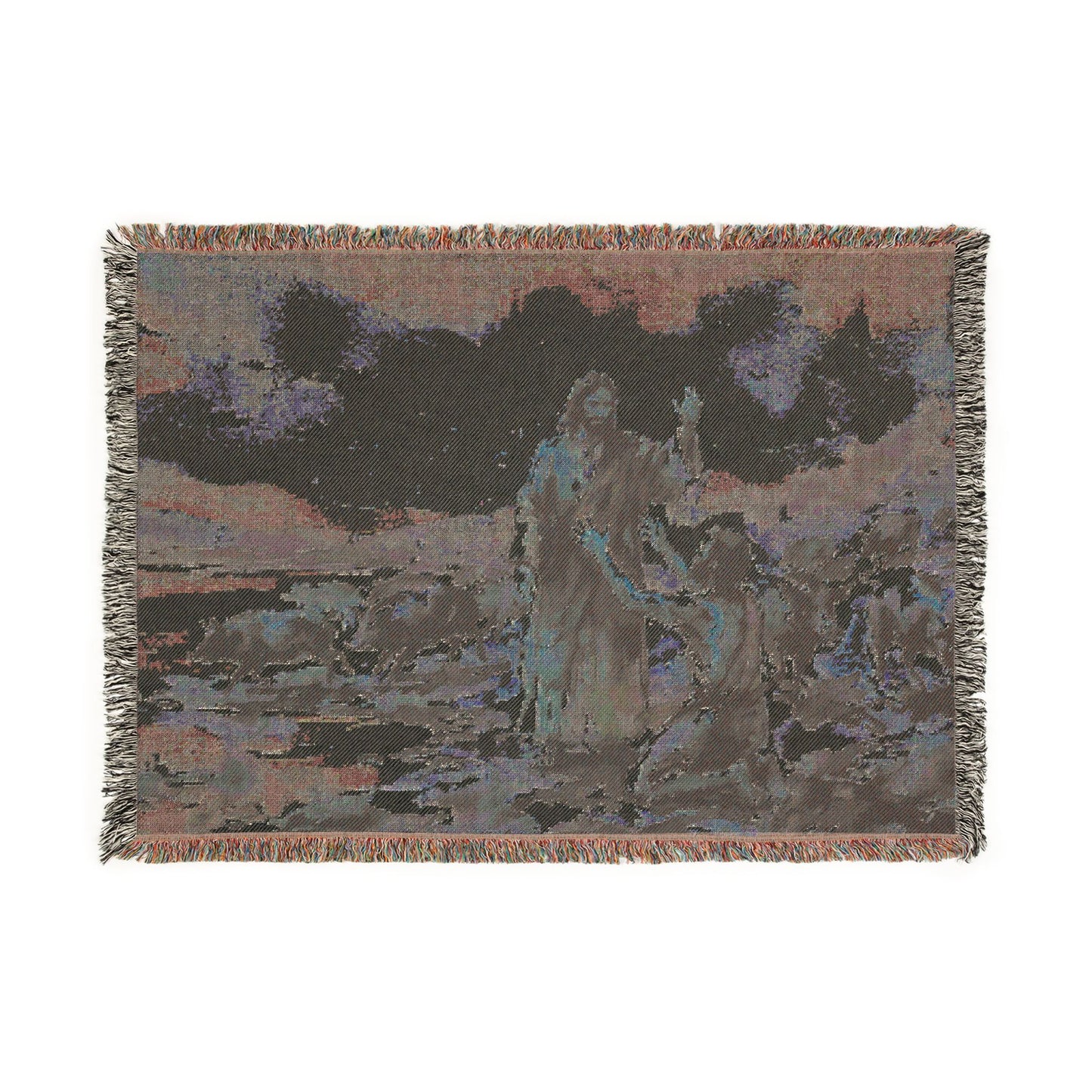 “Unchained - Jesus and the Demoniac” - Woven Blanket
