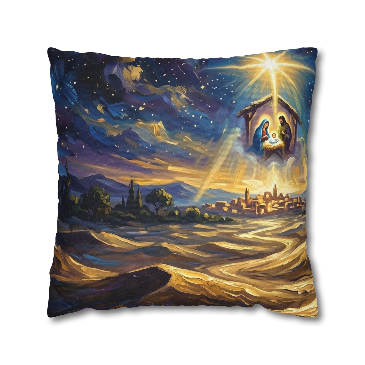 “Journey to Bethlehem - Wise Men Follow the Star” - Pillowcase