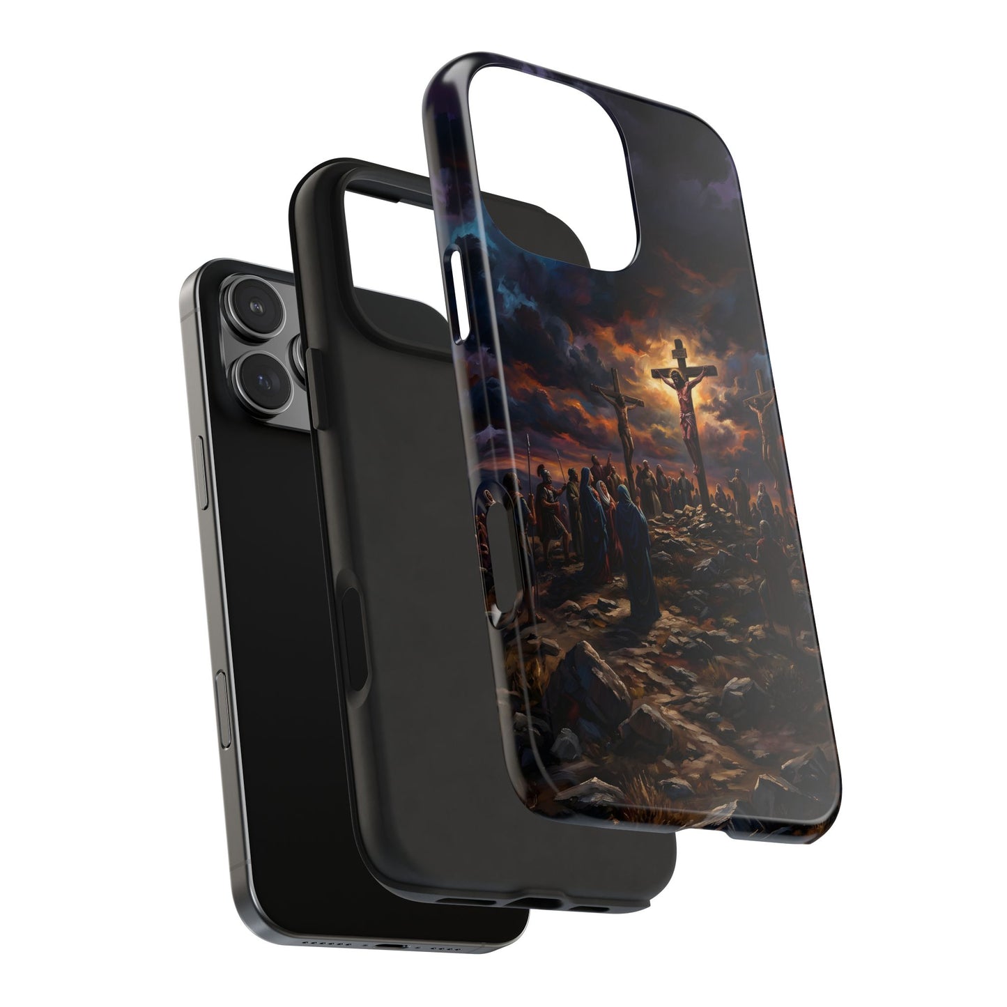 “It Is Finished - The Crucifixion at Calvary” - Phone Case