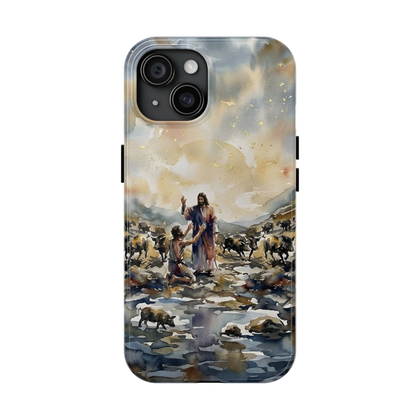 “Unchained - Jesus and the Demoniac” - Phone Case