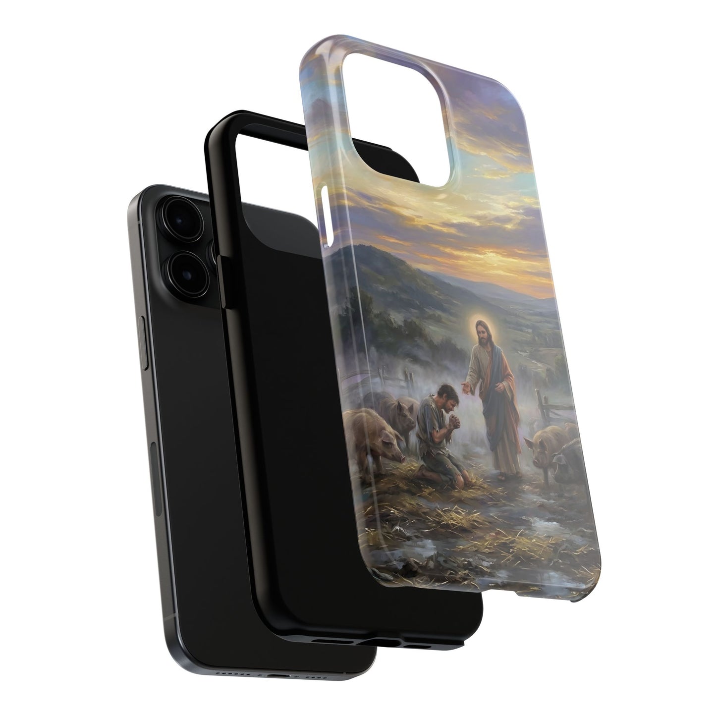 “Turning Point - The Prodigal Son's Repentance” - Phone Case