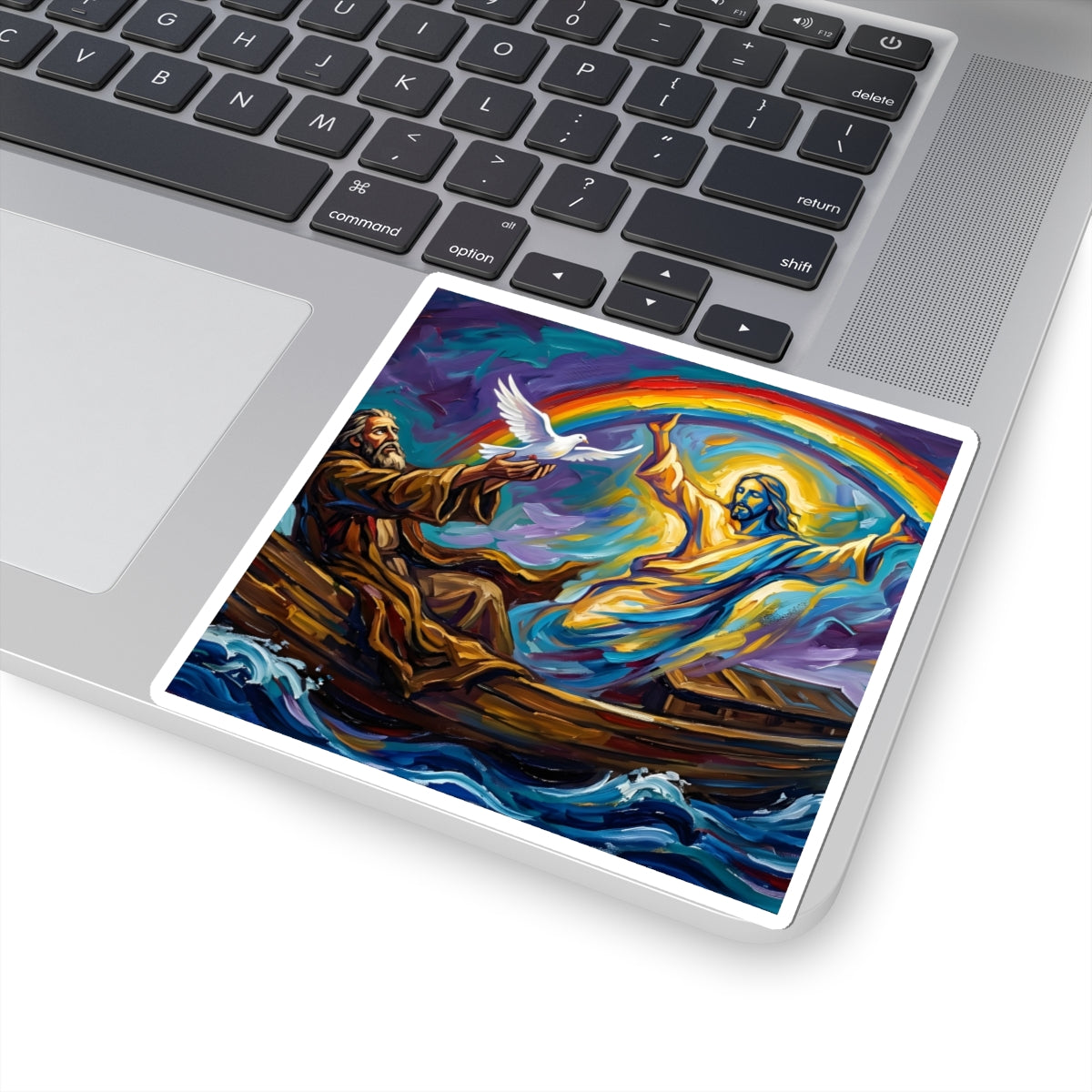 “Covenant of Hope - Noah Releases the Dove” - Sticker