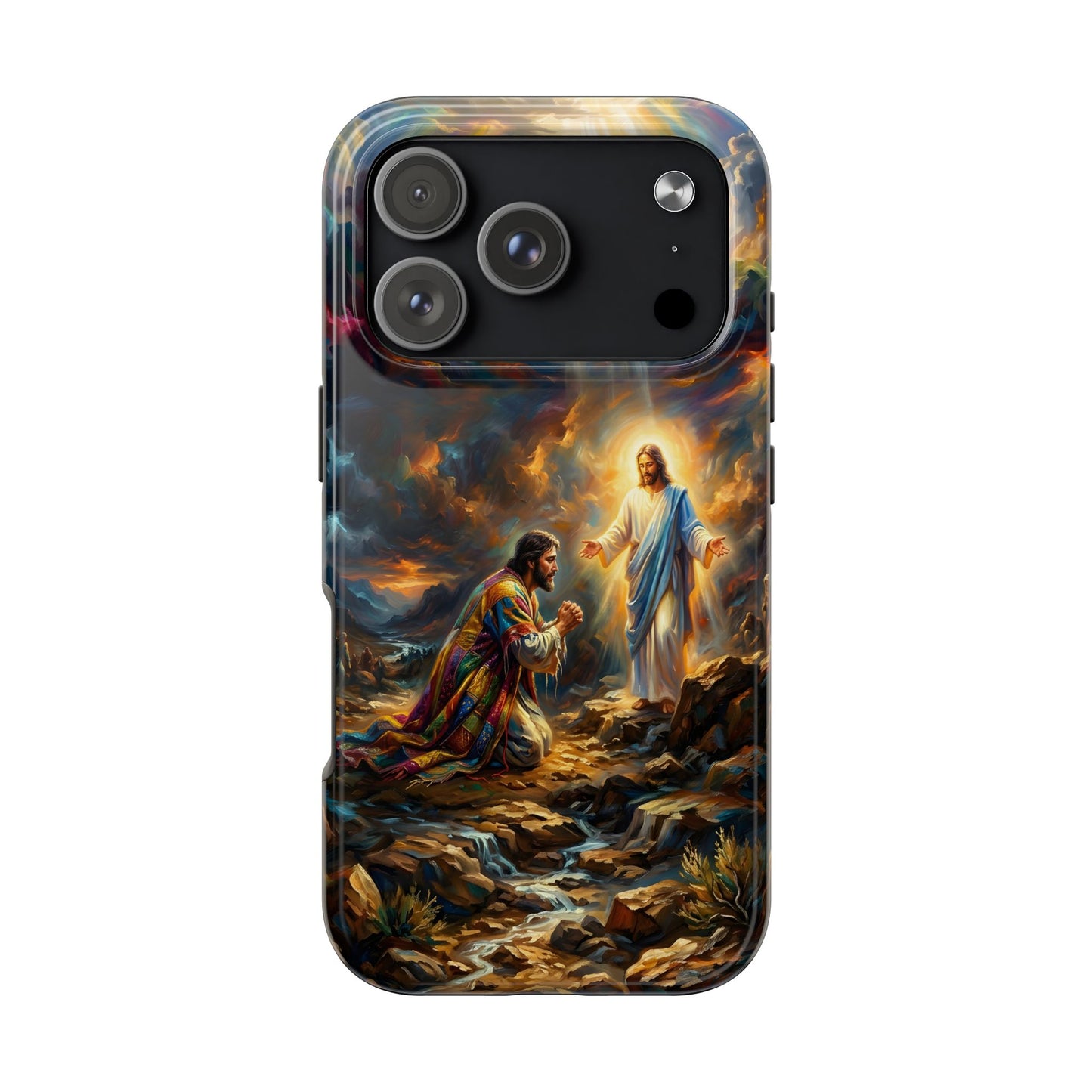 “Coat of Many Colors - Joseph's Enduring Faith” - Phone Case