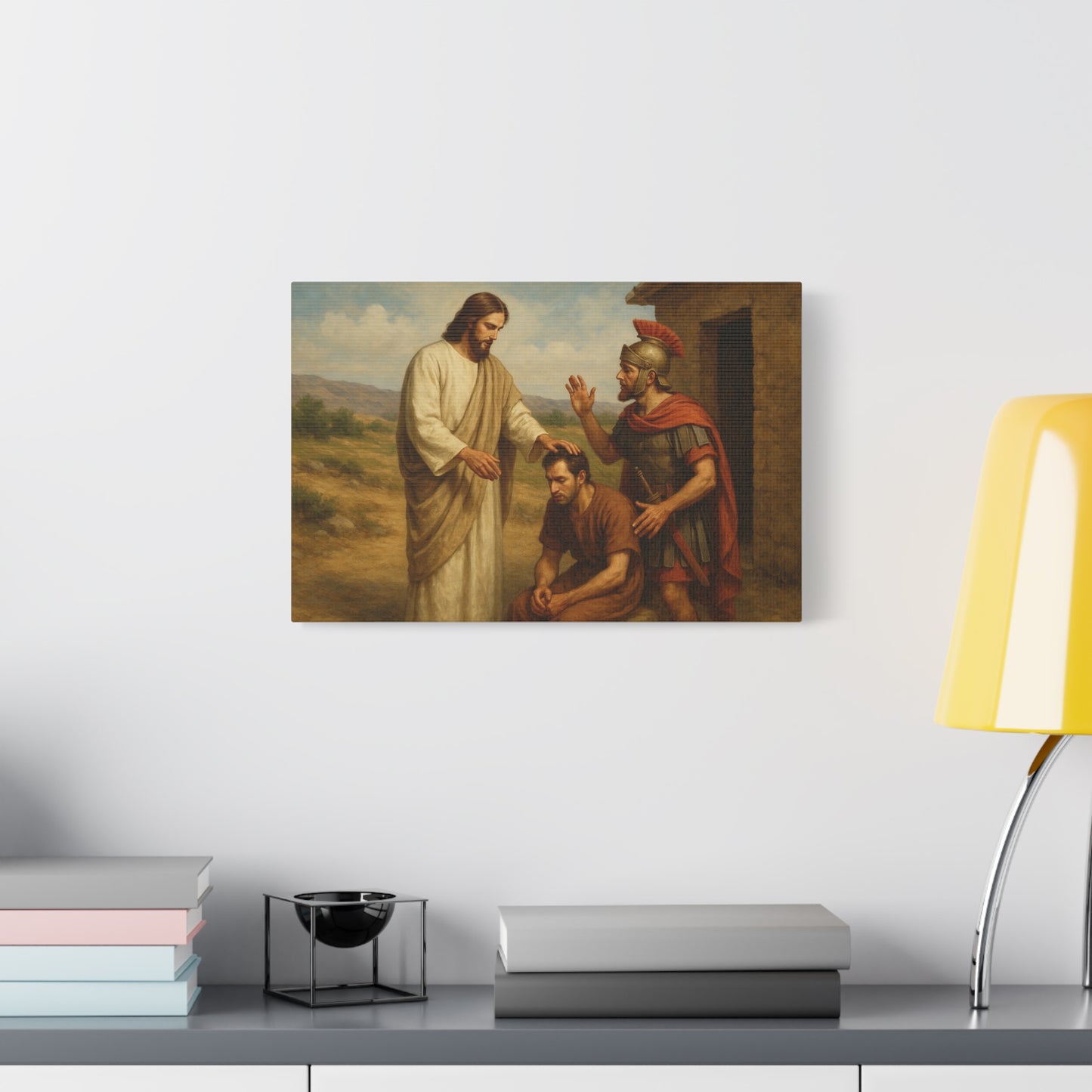 “Great Faith – Jesus Heals the Centurion’s Servant” - Canvas Art