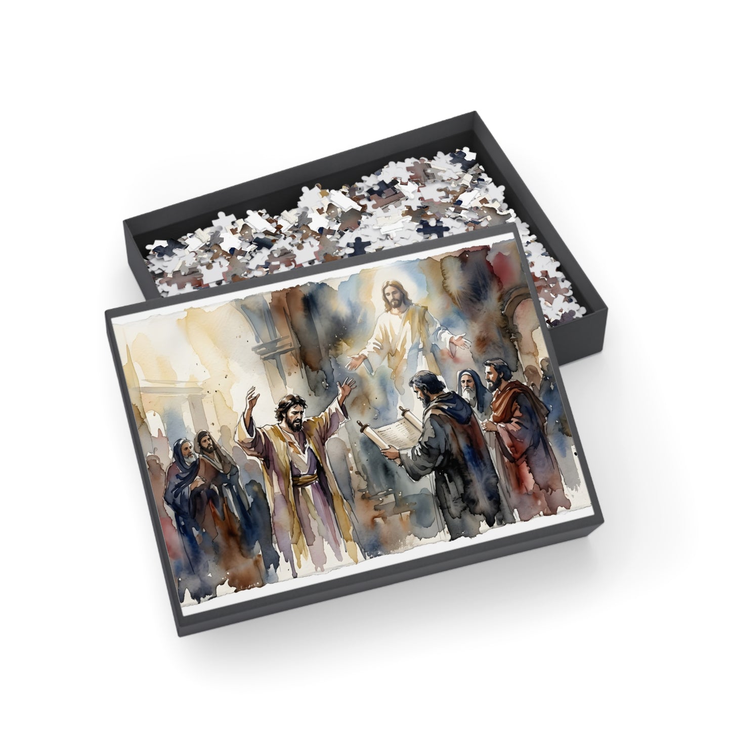 “Hearts Unveiled - Josiah's Repentance” - Jigsaw Puzzle