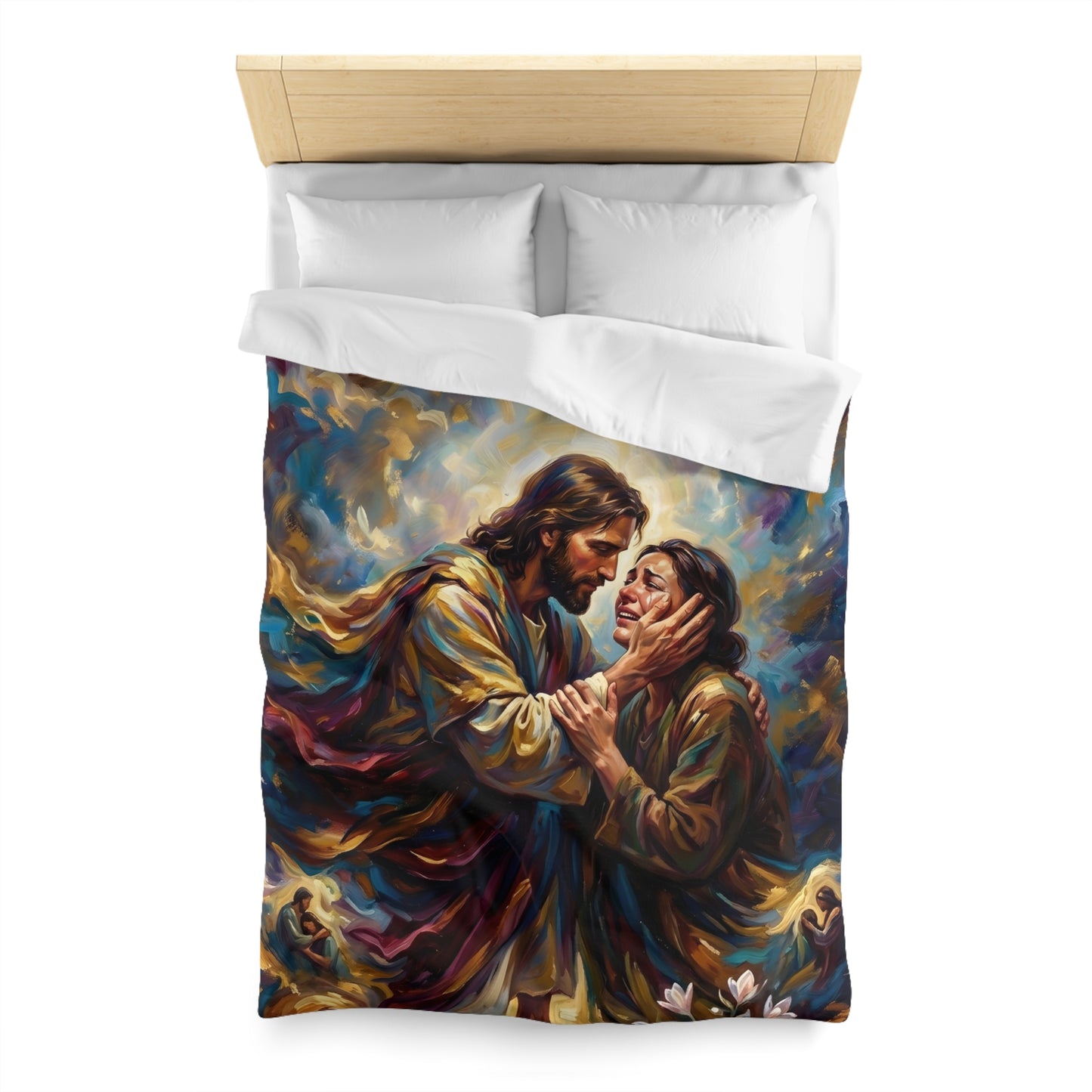 “No More Tears - God's Eternal Comfort” - Duvet Cover
