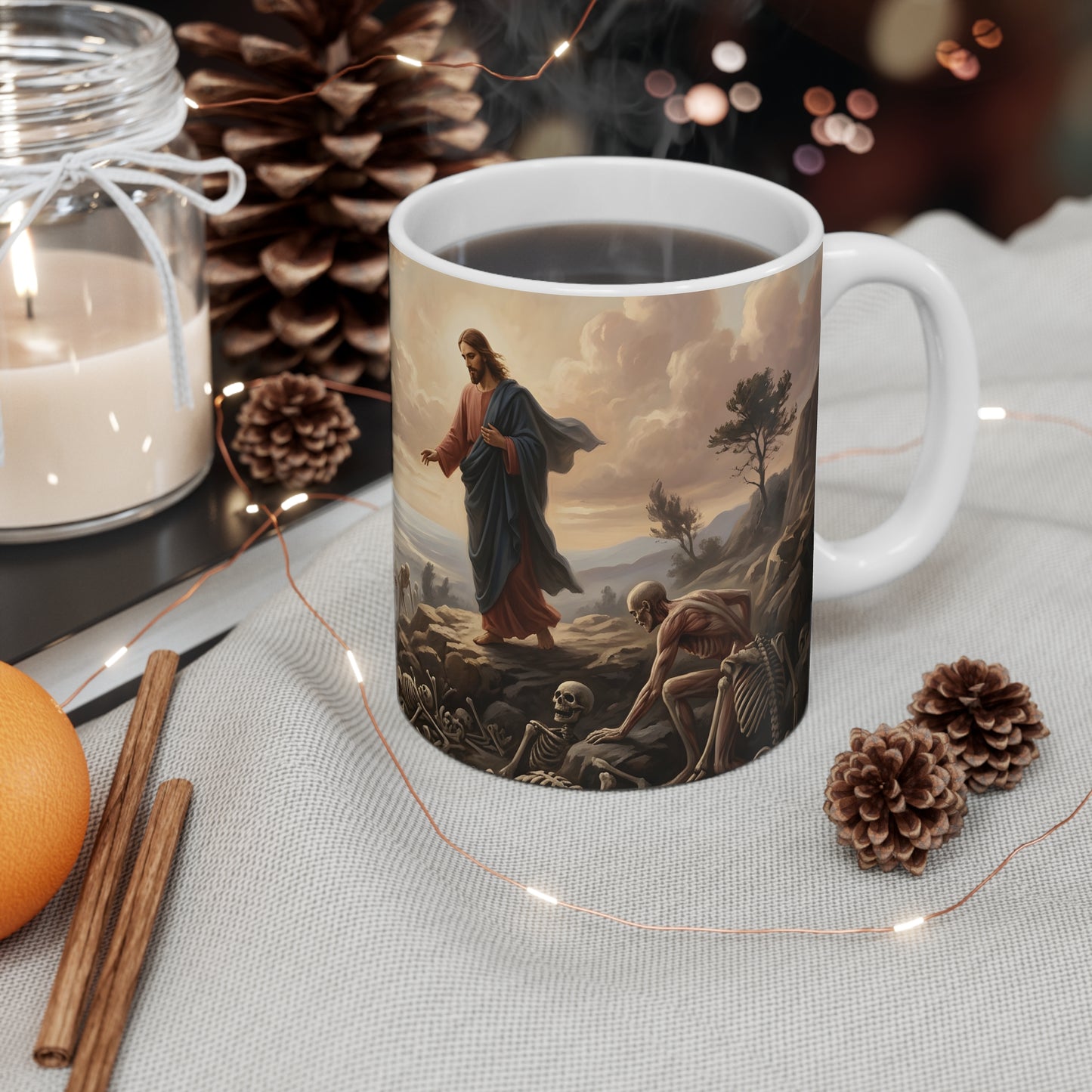 “Valley of Dry Bones - Ezekiel 37 Resurrection” - Coffee Mug
