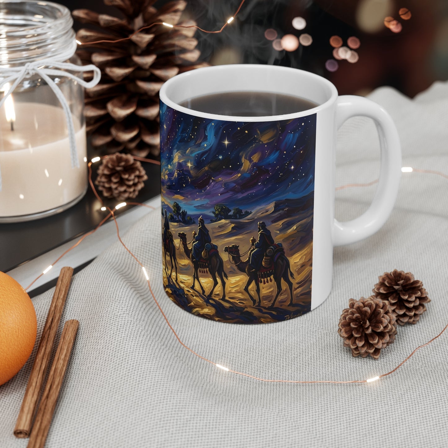 “Journey to Bethlehem - Wise Men Follow the Star” - Coffee Mug