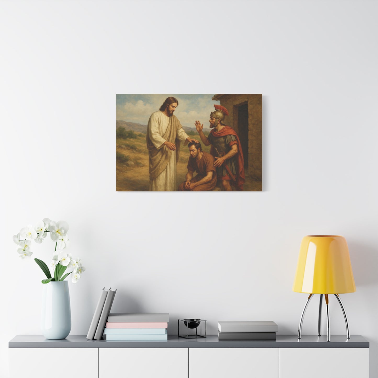 “Great Faith – Jesus Heals the Centurion’s Servant” - Canvas Art