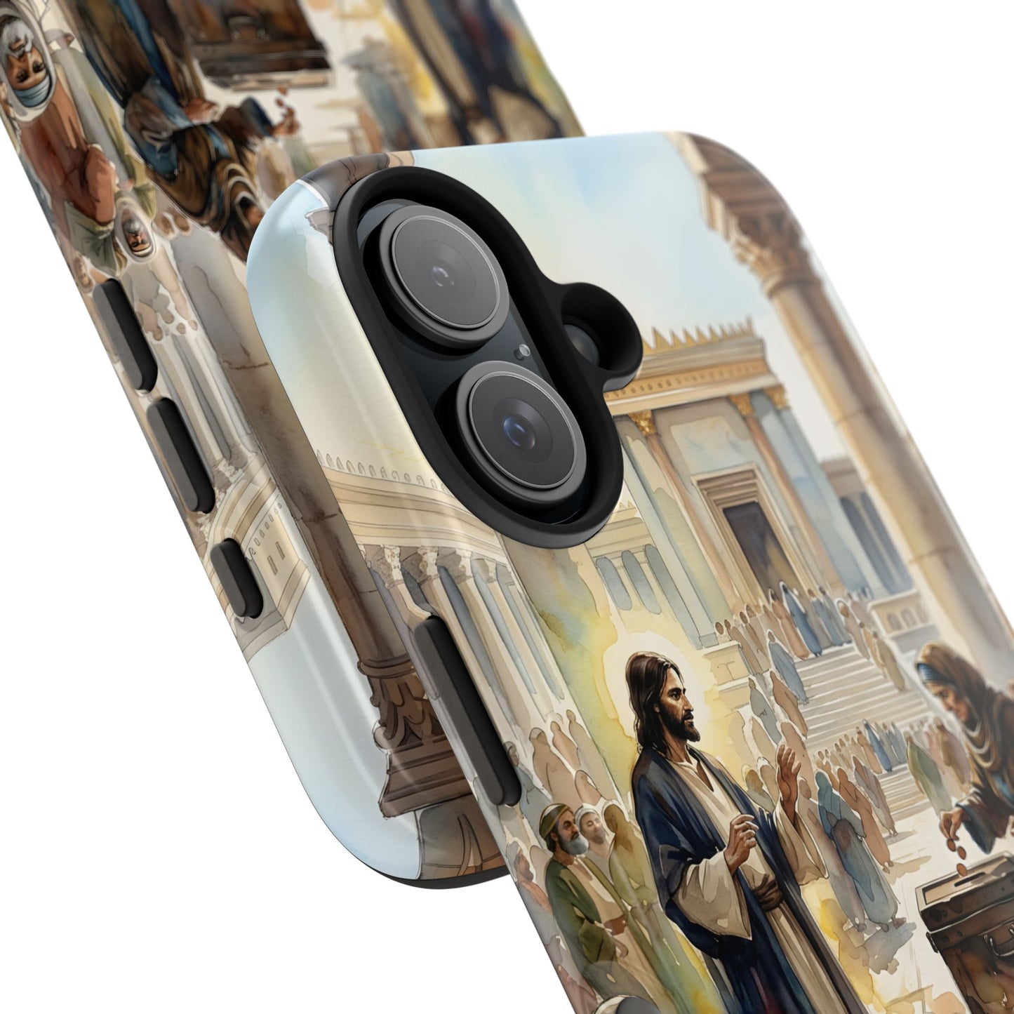 “Her Offering - The Widow's Mite at the Temple” - Phone Case