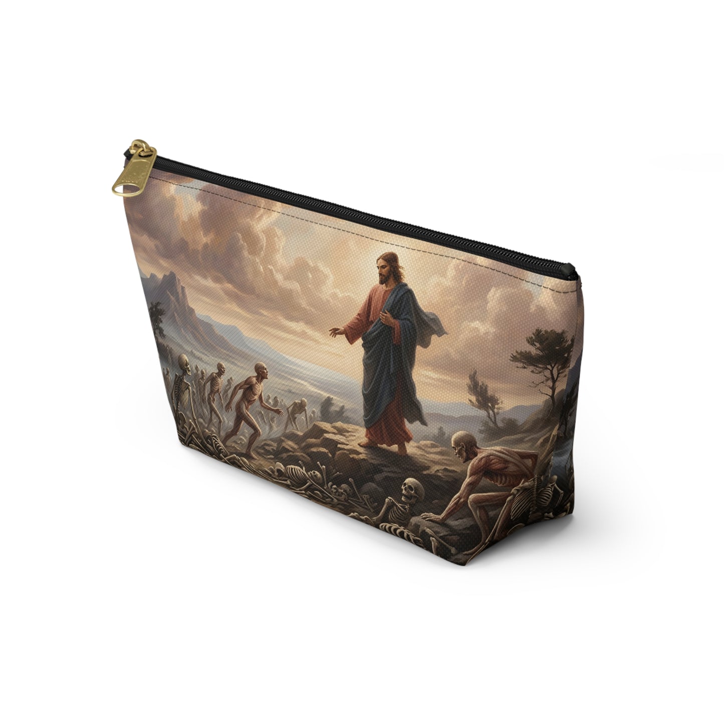 “Valley of Dry Bones - Ezekiel 37 Resurrection” - Accessory Pouch