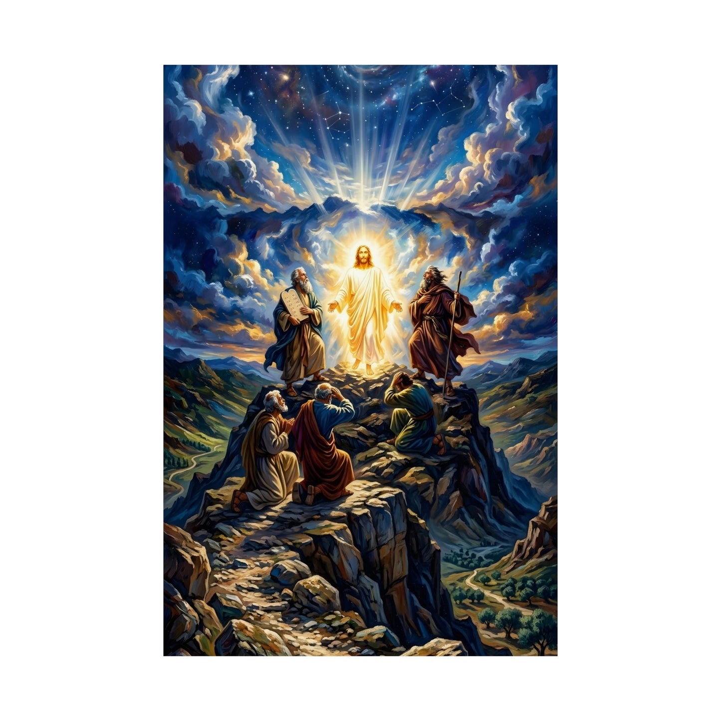 “Glorious Light - The Transfiguration of Jesus” - Poster
