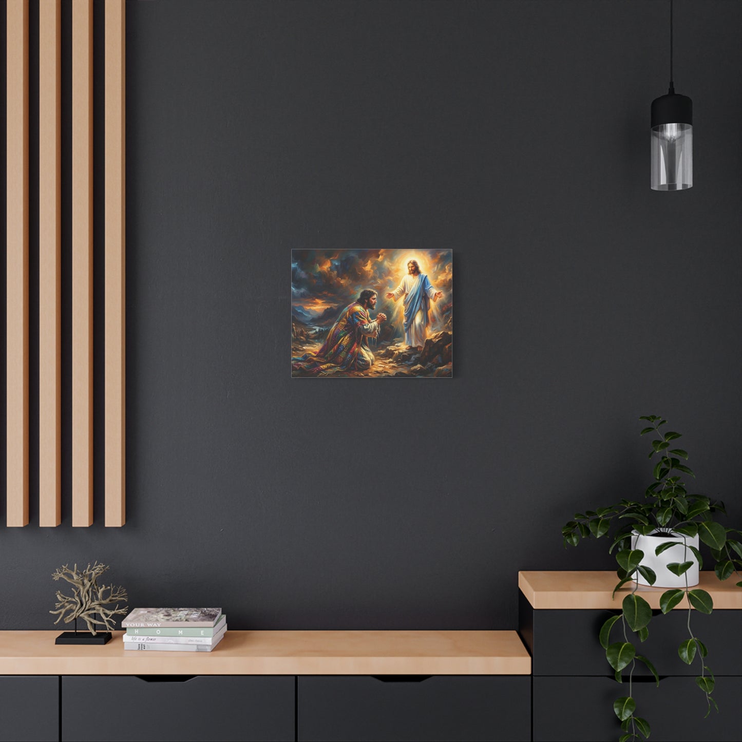 “Coat of Many Colors - Joseph's Enduring Faith” - Canvas Art