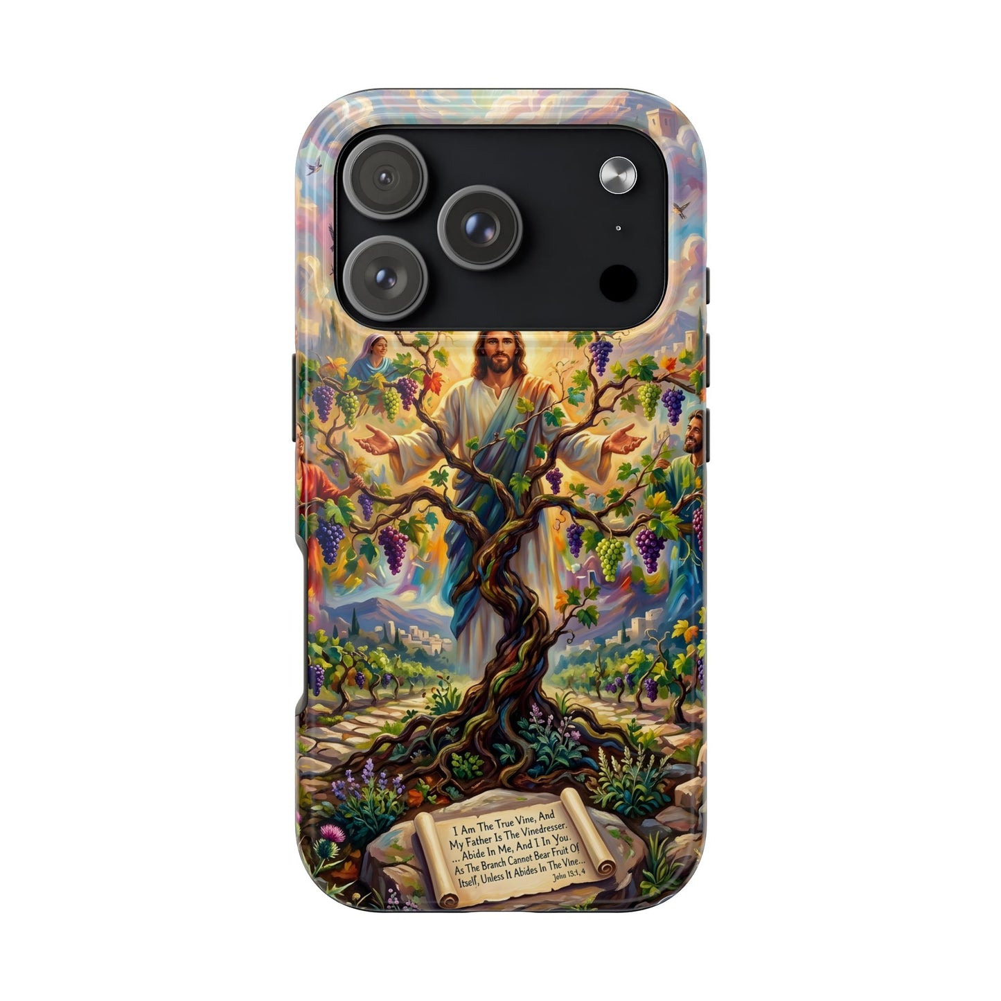 “I Am the True Vine - Abide in My Love” - Phone Case