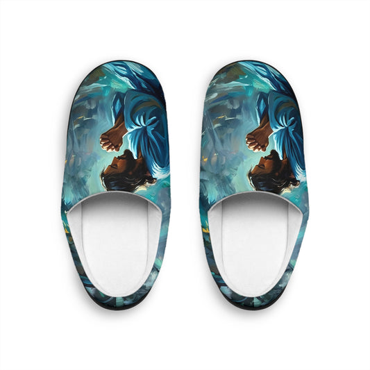 “Thy Will Be Done - Gethsemane Moonlight Prayer” - Indoor Slippers