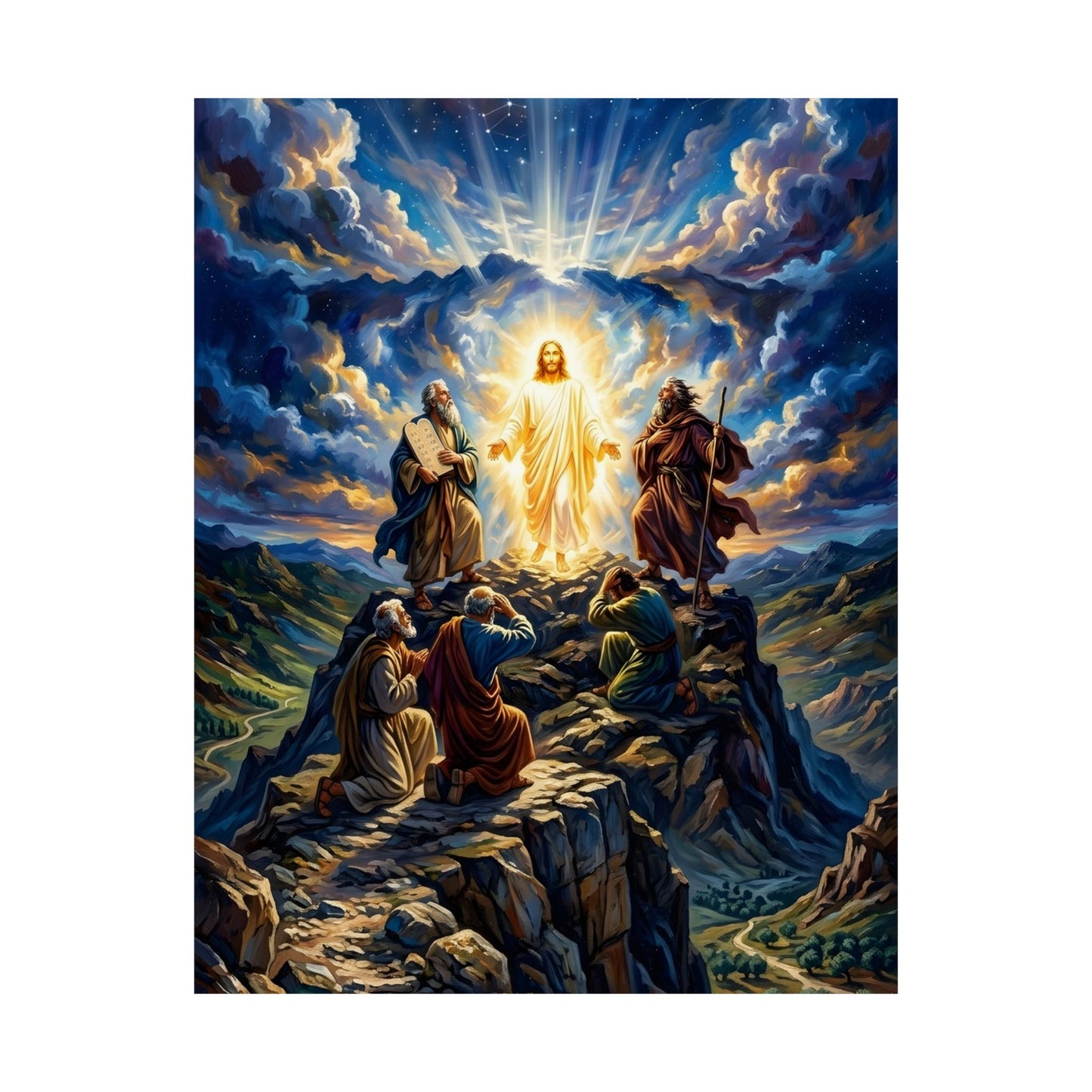 “Glorious Light - The Transfiguration of Jesus” - Poster
