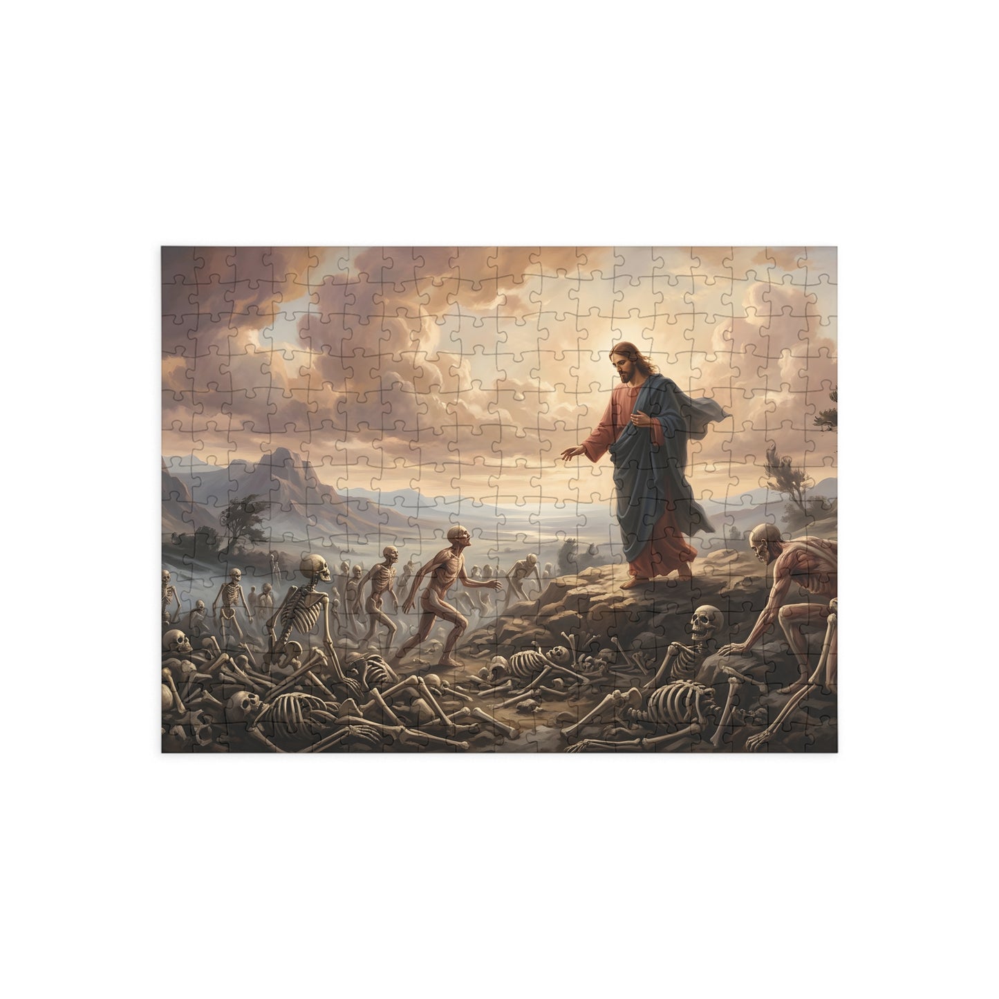 “Valley of Dry Bones - Ezekiel 37 Resurrection” - Jigsaw Puzzle