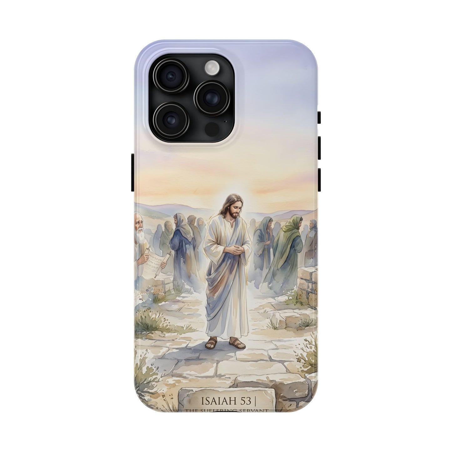 Isaiah prophesying the suffering servant - Phone Case