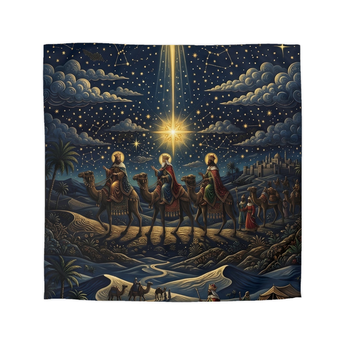 “Star of Wonder - Journey of the Magi” - Duvet Cover