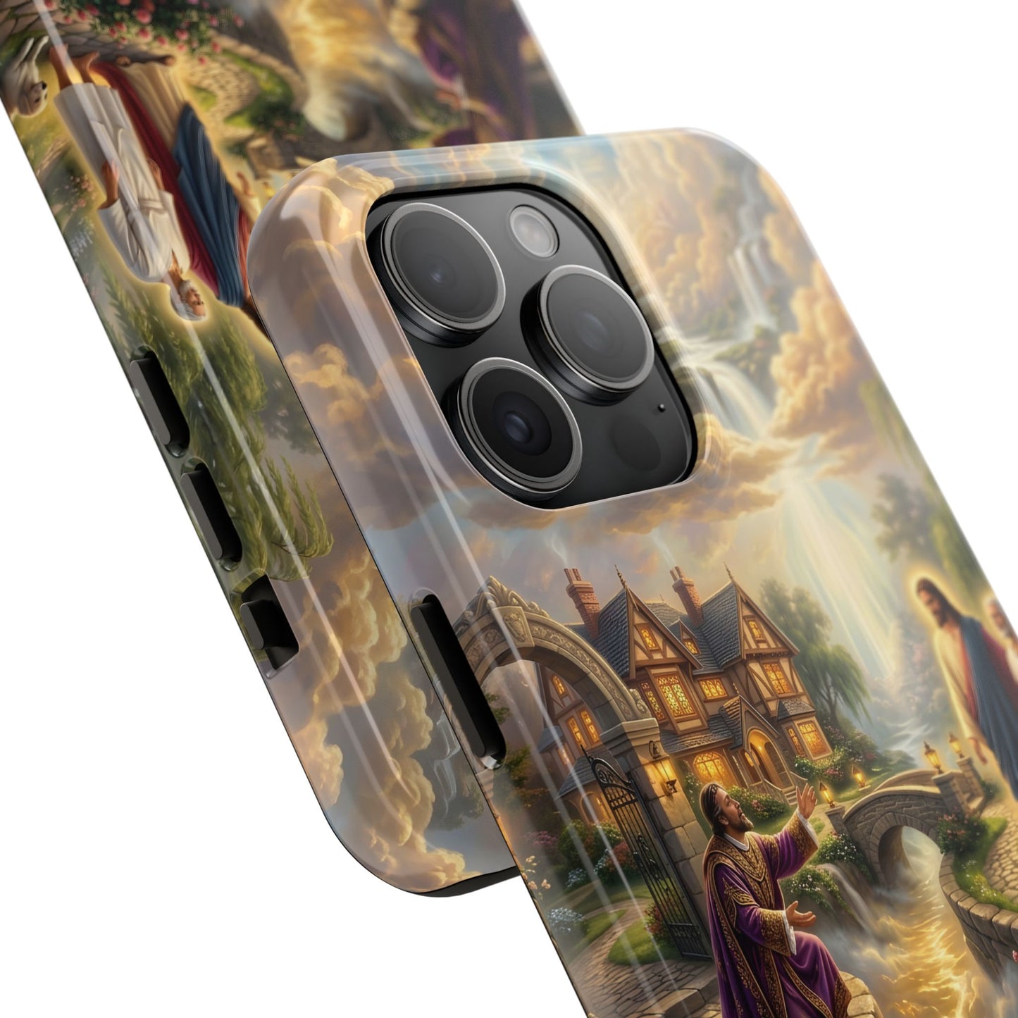 “The Great Reversal - Lazarus at the Rich Man’s Gate” - Phone Case