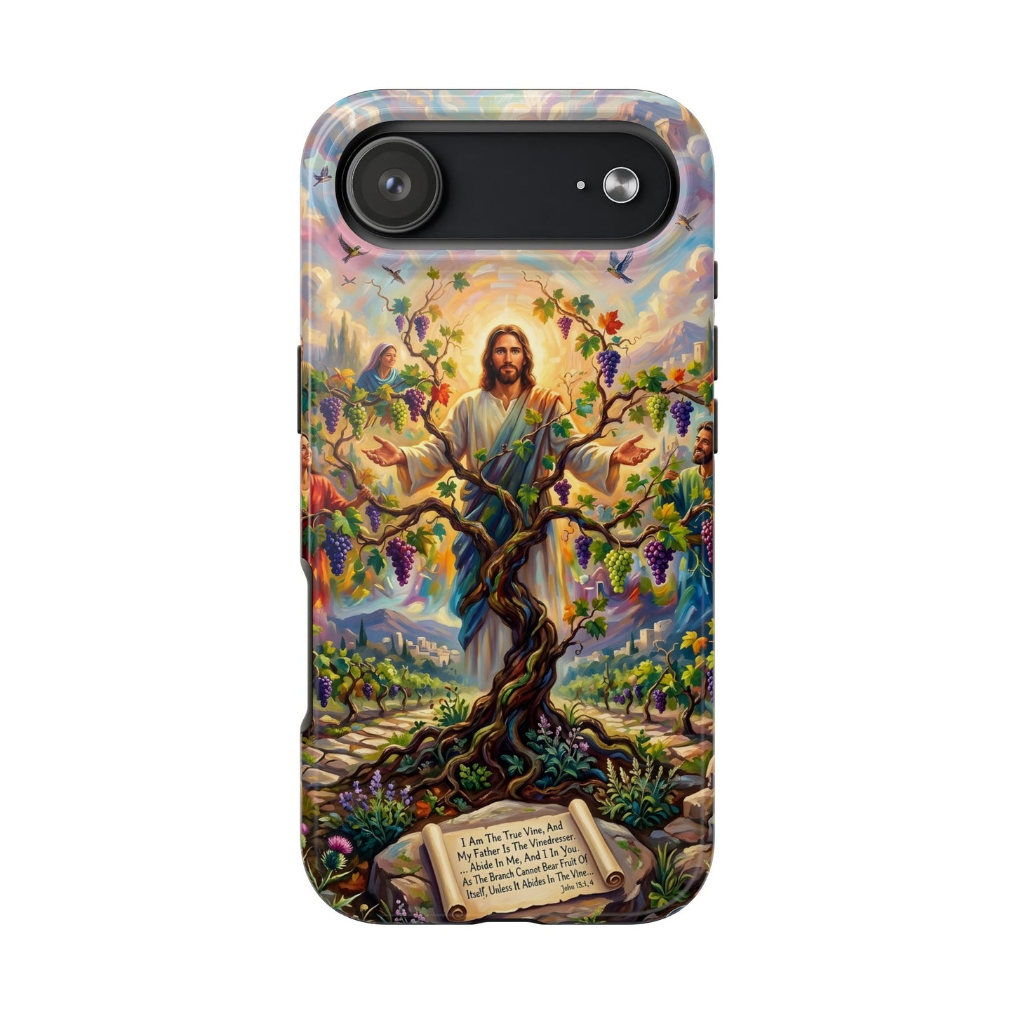 “I Am the True Vine - Abide in My Love” - Phone Case