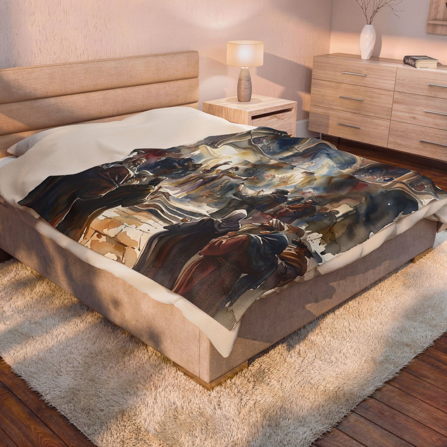 “Hearts Unveiled - Josiah's Repentance” - Plush Blanket