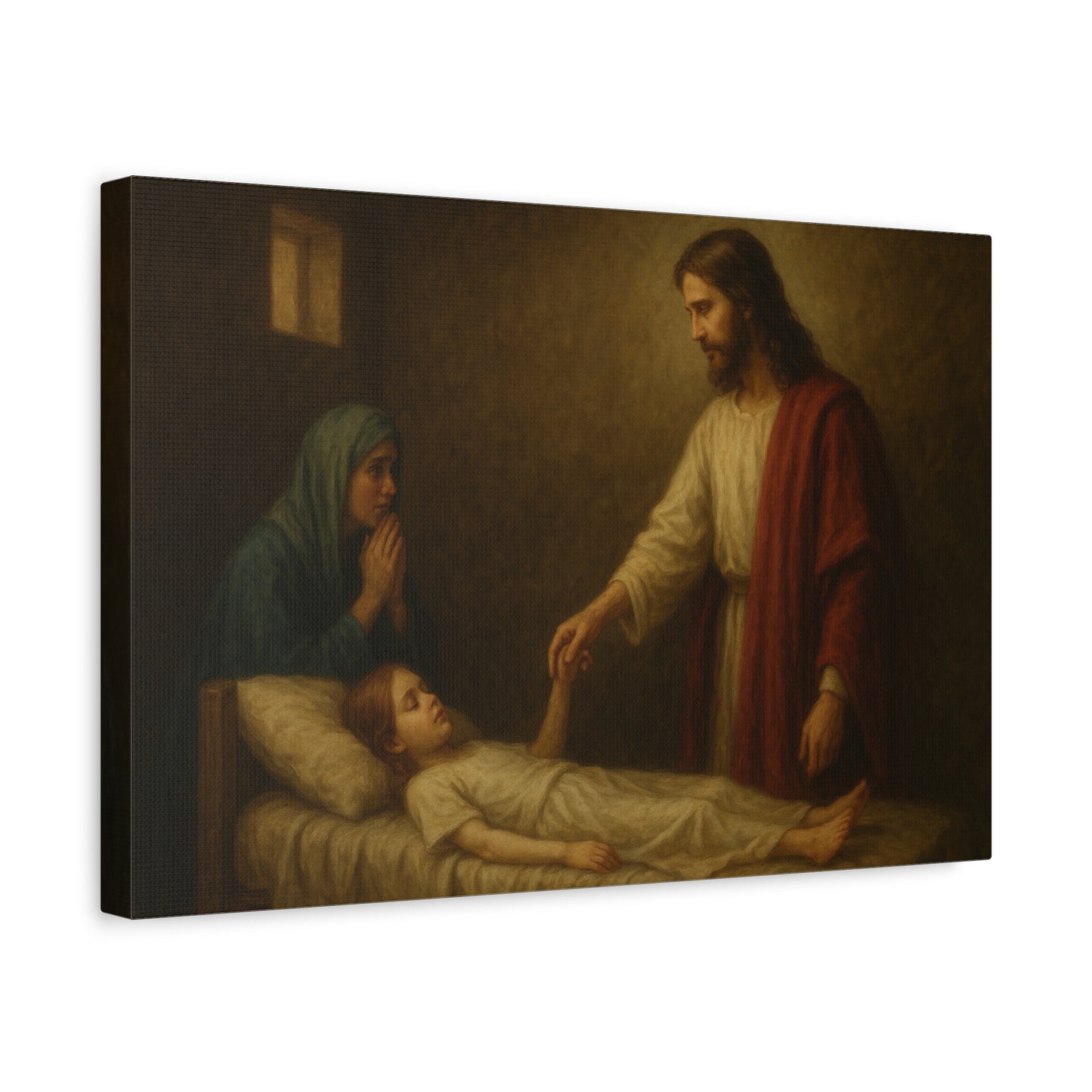 “Talitha Cumi – Jesus Raises the Ruler’s Daughter” - Canvas Art