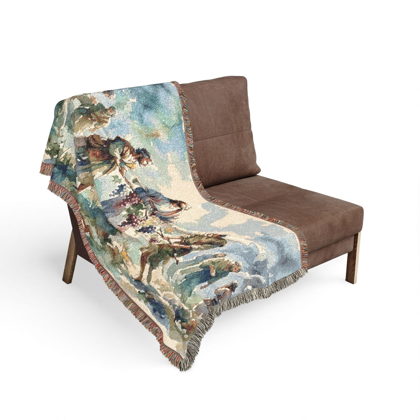 “Promised Land - The Spies Return from Canaan” - Woven Blanket