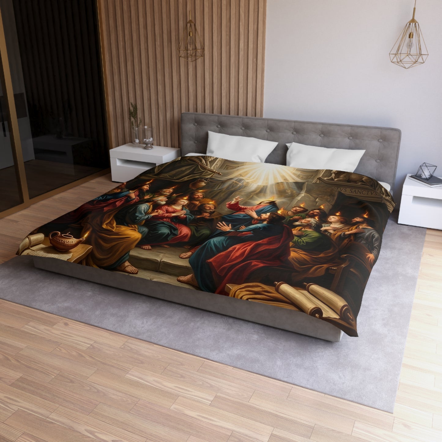 “Tongues of Fire - The Pentecost Outpouring” - Duvet Cover
