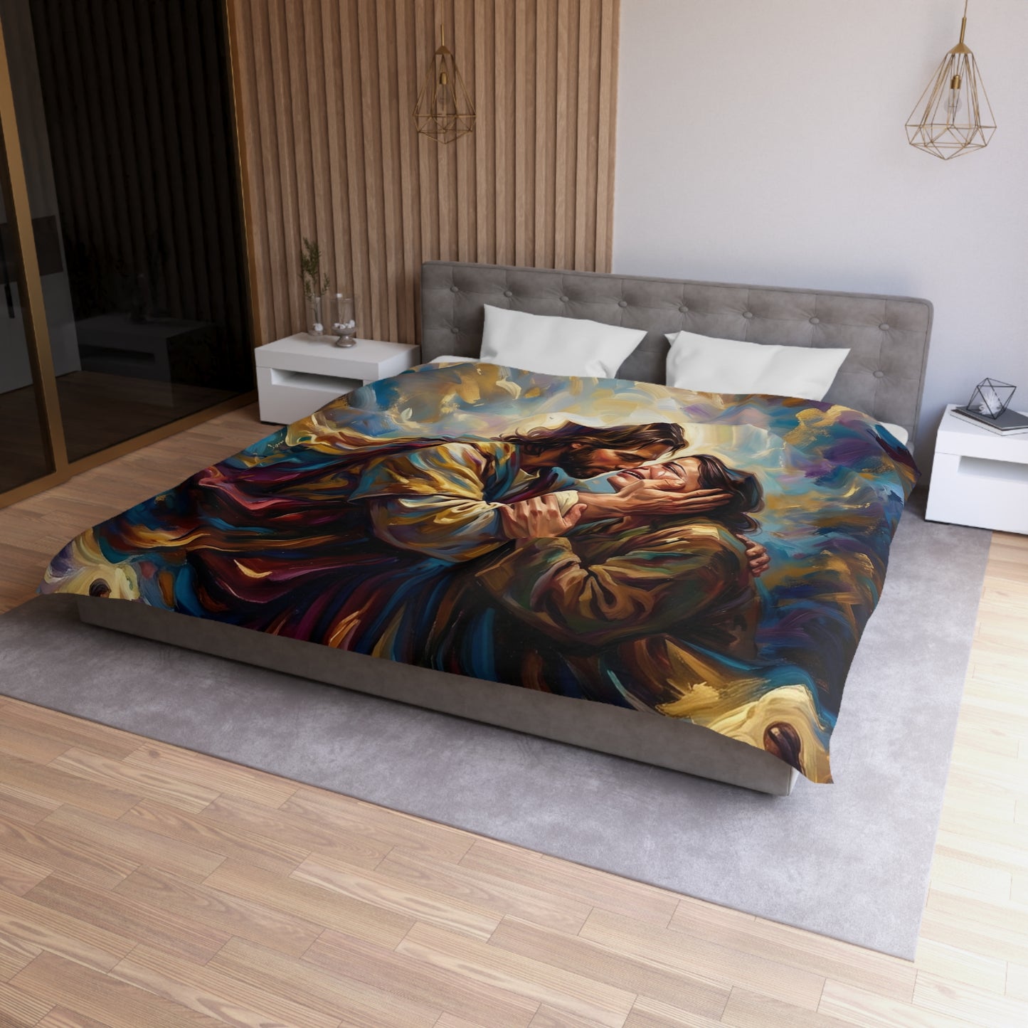 “No More Tears - God's Eternal Comfort” - Duvet Cover