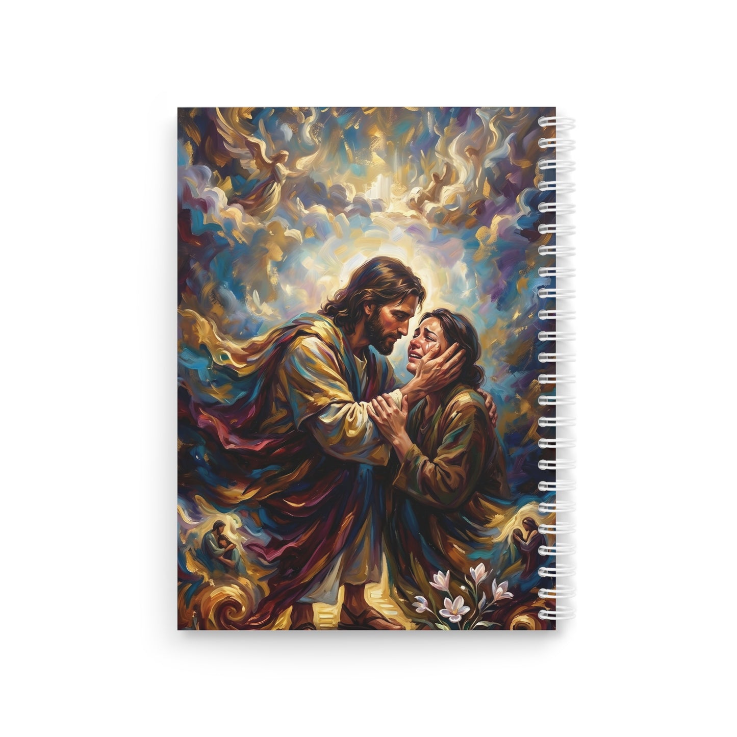 “No More Tears - God's Eternal Comfort” - Spiral Notebook