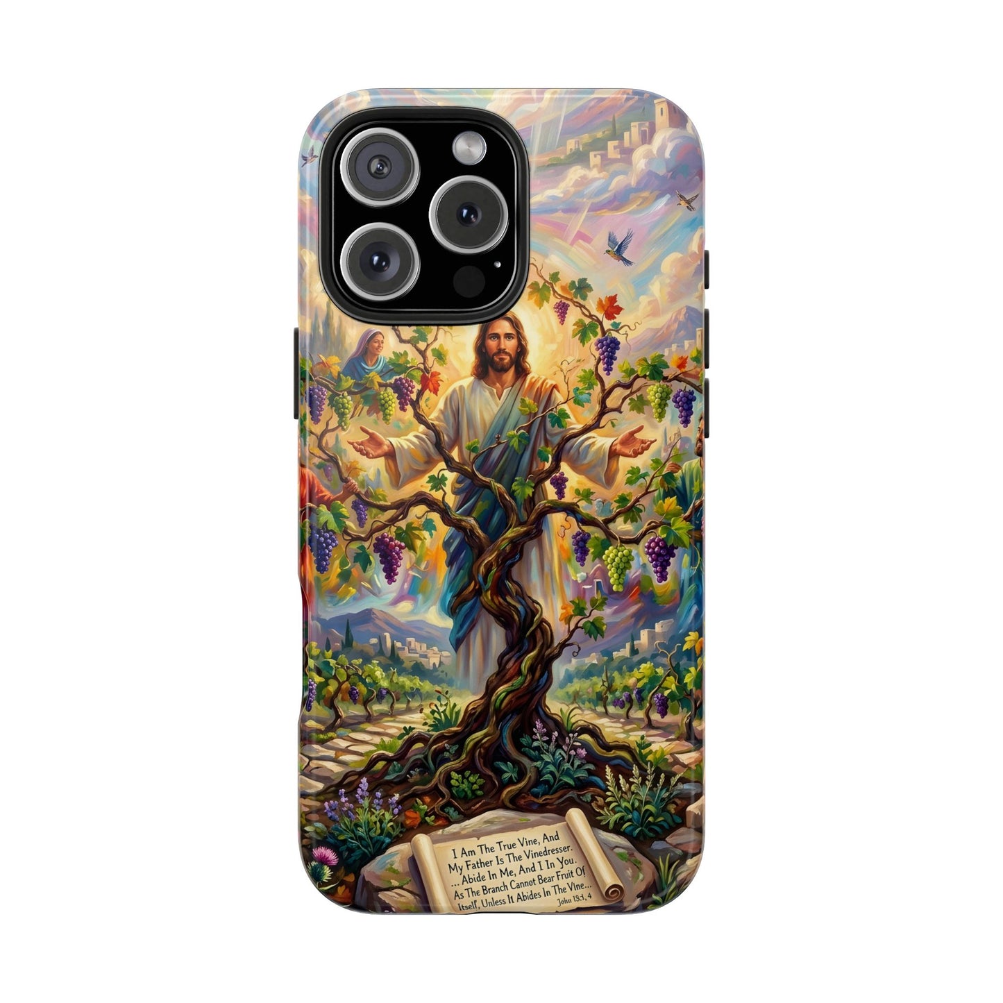 “I Am the True Vine - Abide in My Love” - Phone Case