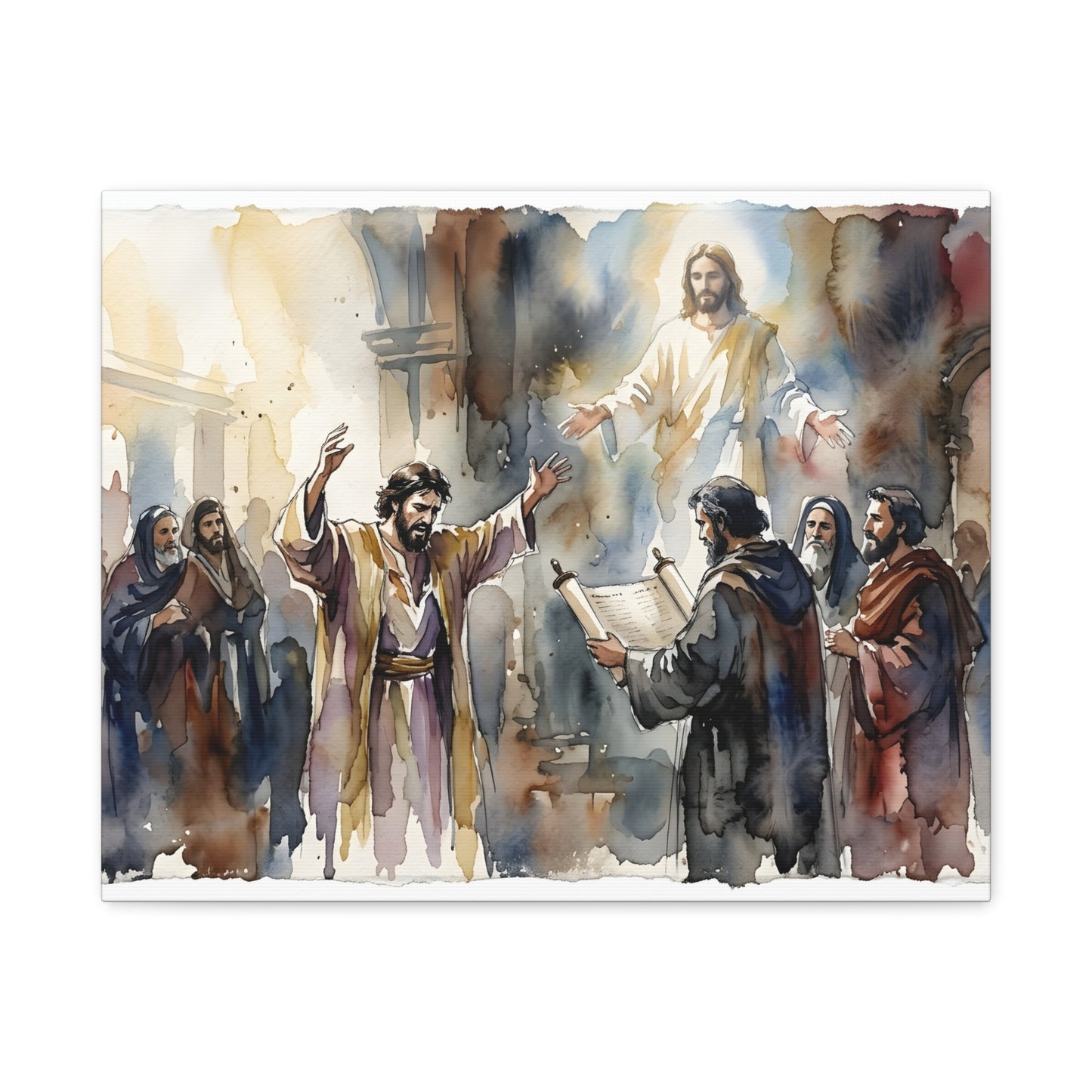 “Hearts Unveiled - Josiah's Repentance” - Canvas Art