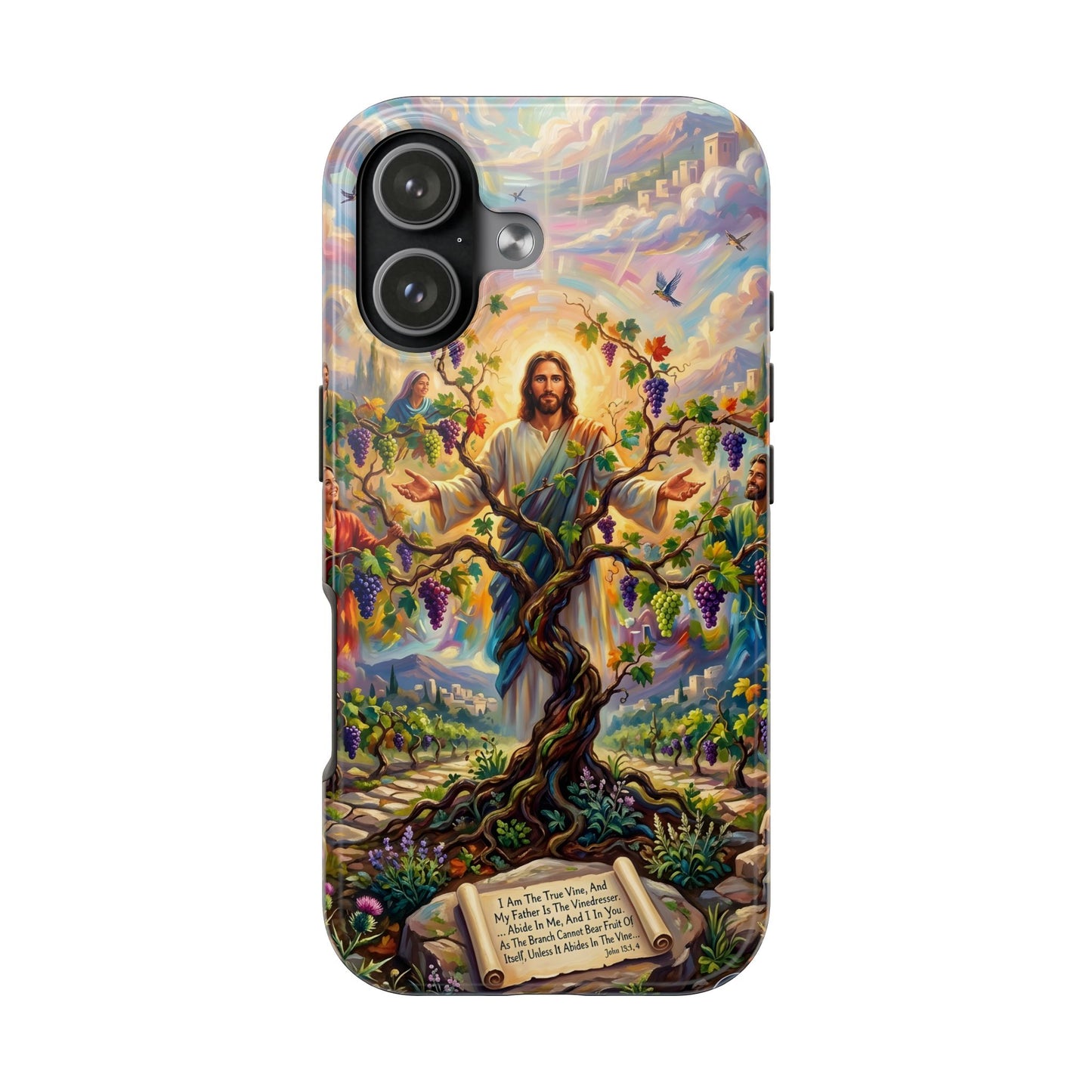 “I Am the True Vine - Abide in My Love” - Phone Case