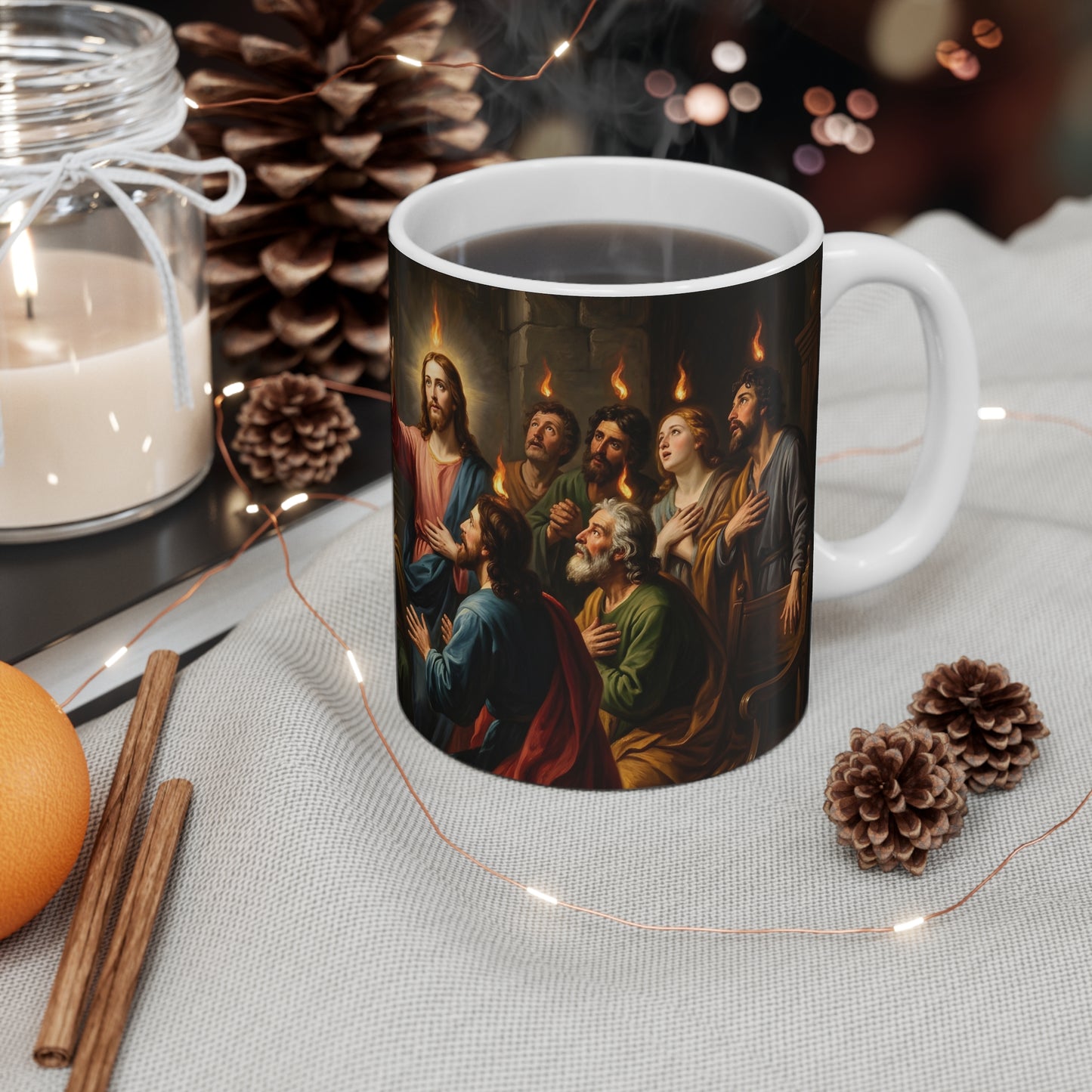 “Tongues of Fire - The Pentecost Outpouring” - Coffee Mug