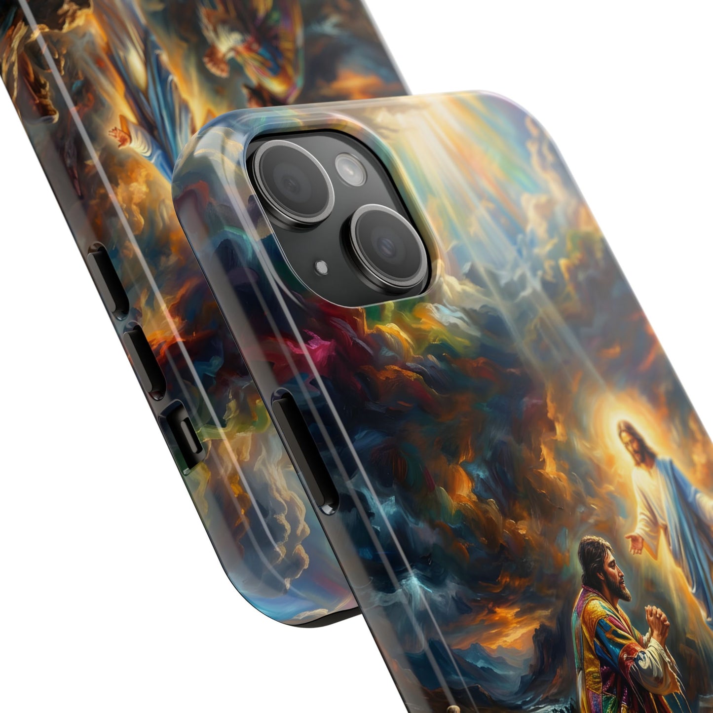 “Coat of Many Colors - Joseph's Enduring Faith” - Phone Case