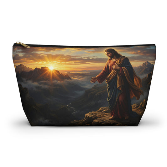 “Joy Comes in the Morning - Sunrise Over Dark Valley” - Accessory Pouch