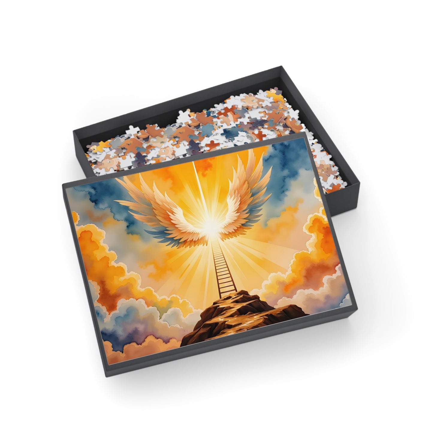 “Jacob's Gate - Angels Ascending and Descending” - Jigsaw Puzzle