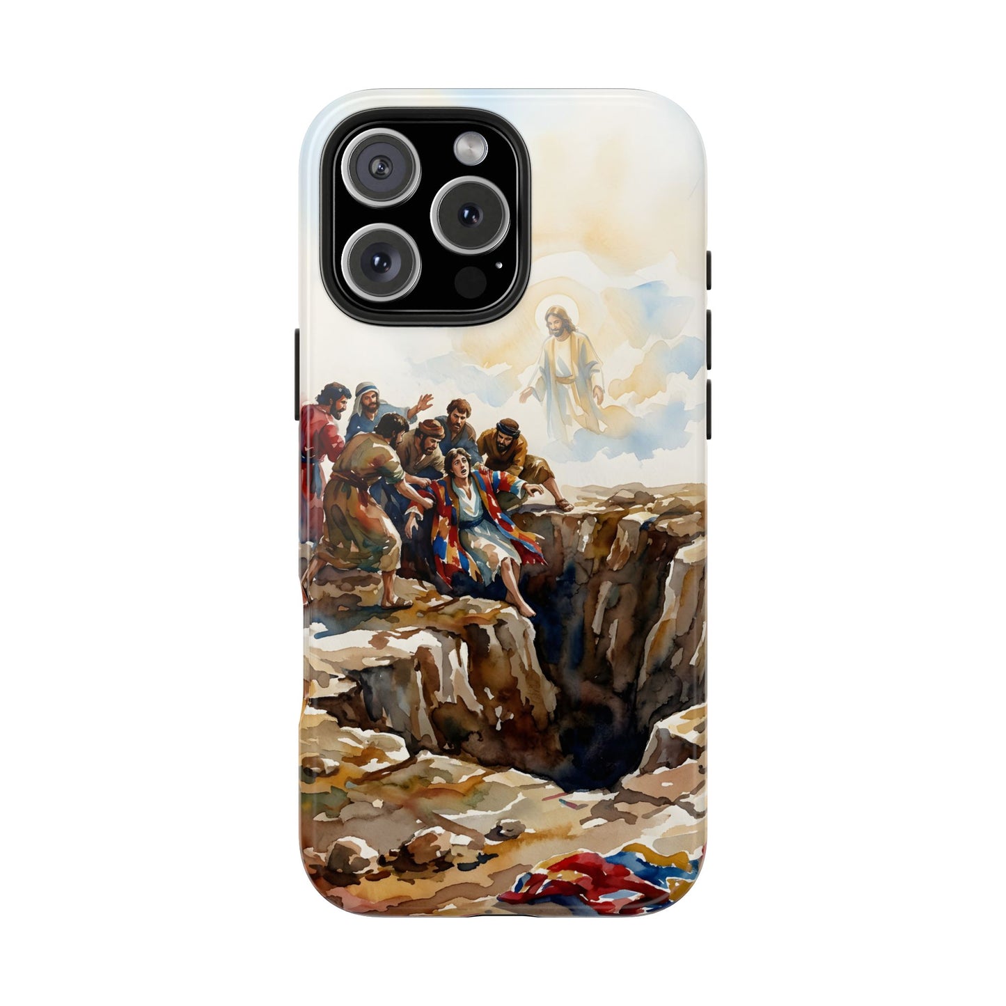 “Betrayal and Providence - Joseph in the Pit” - Phone Case