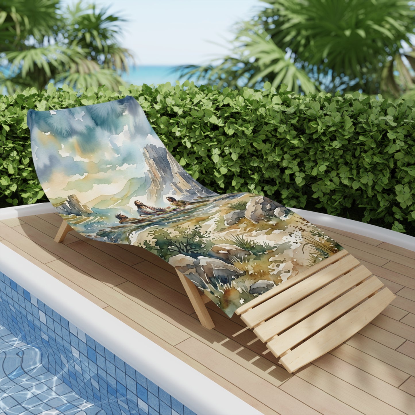 “Promised Land - The Spies Return from Canaan” - Beach Towel