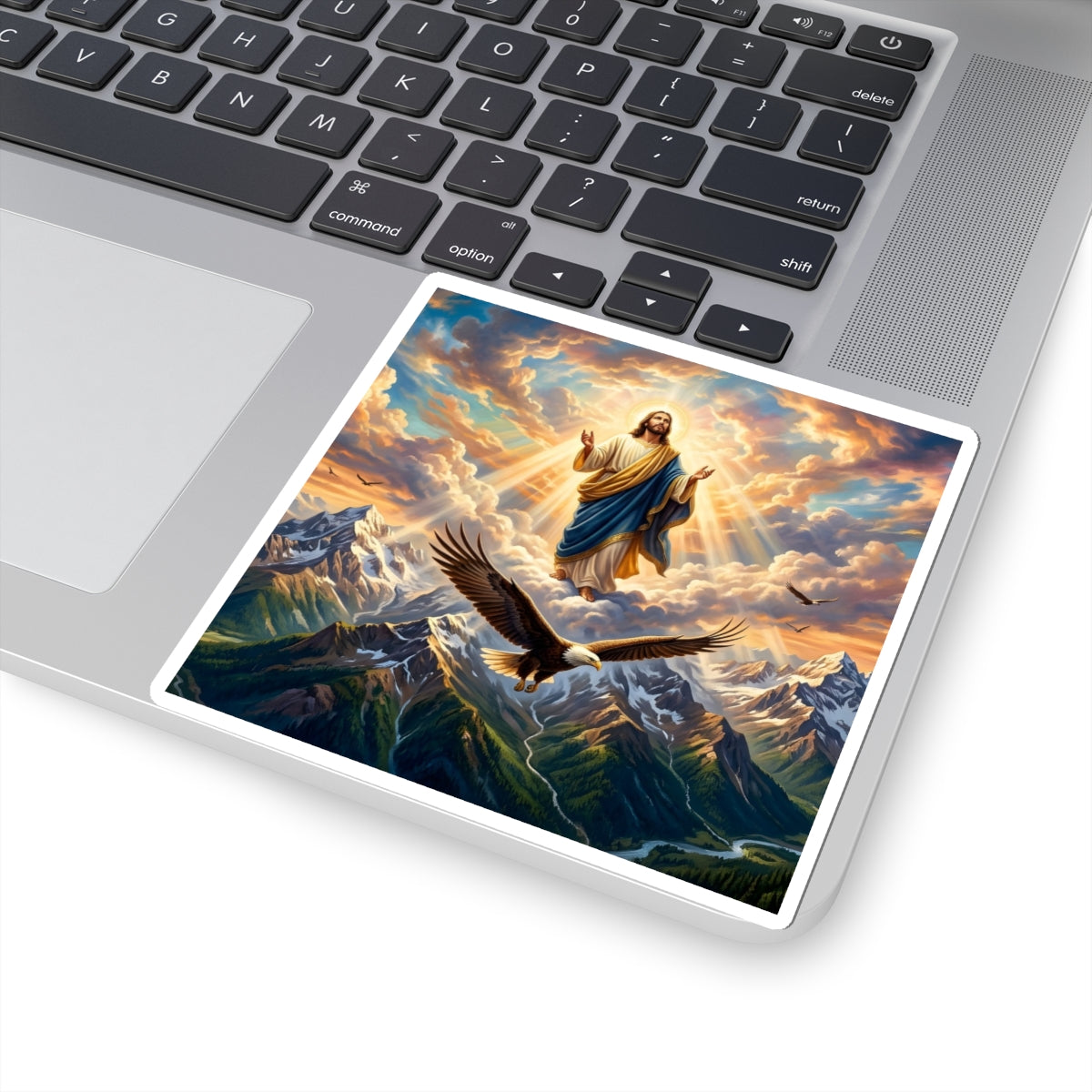 “Soaring Like Eagles - Hope in the Lord Over Mountains” - Sticker