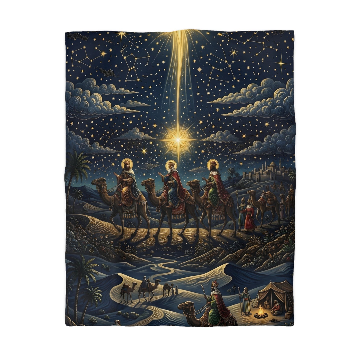 “Star of Wonder - Journey of the Magi” - Duvet Cover
