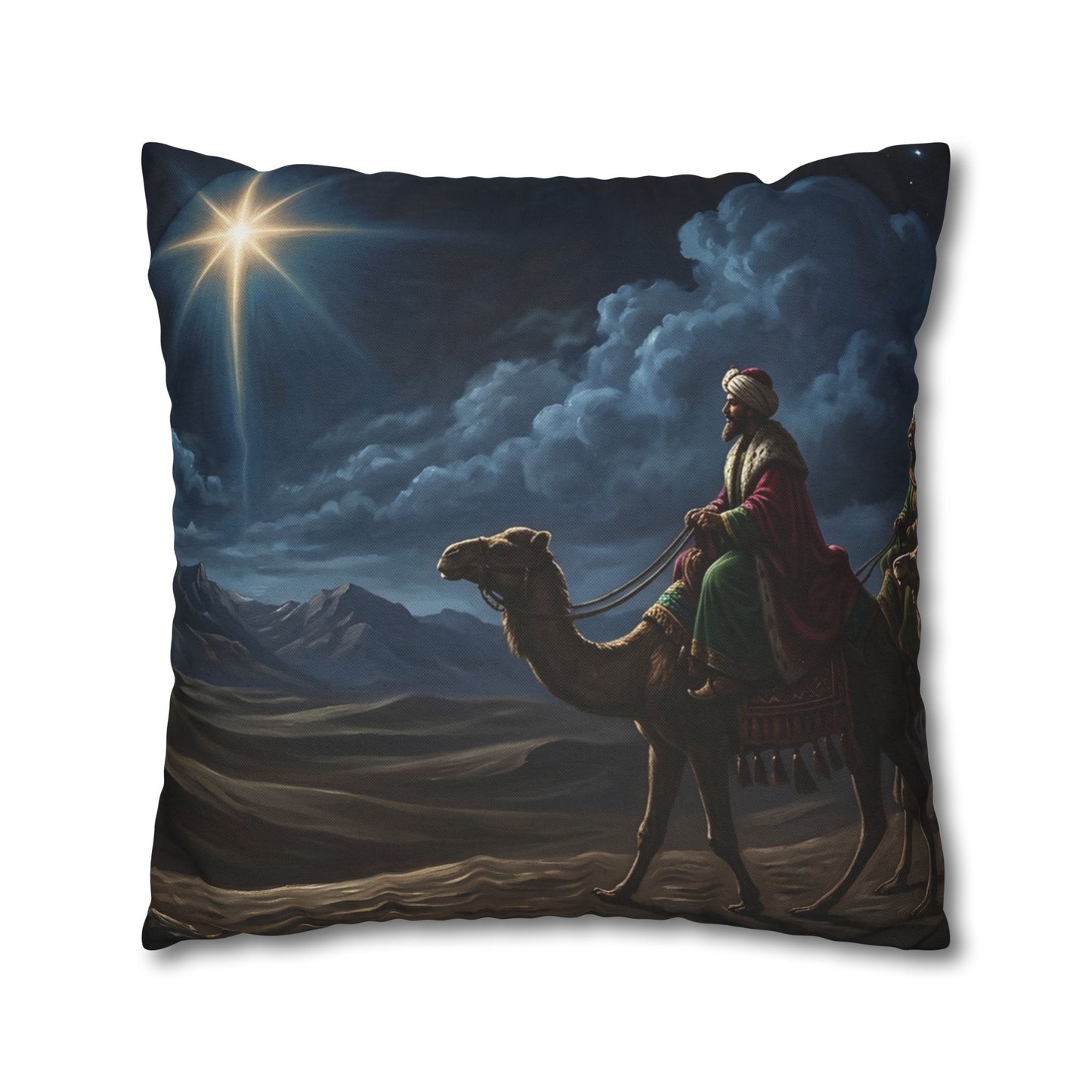“Journey to Bethlehem - Wise Men Follow the Star” - Pillowcase