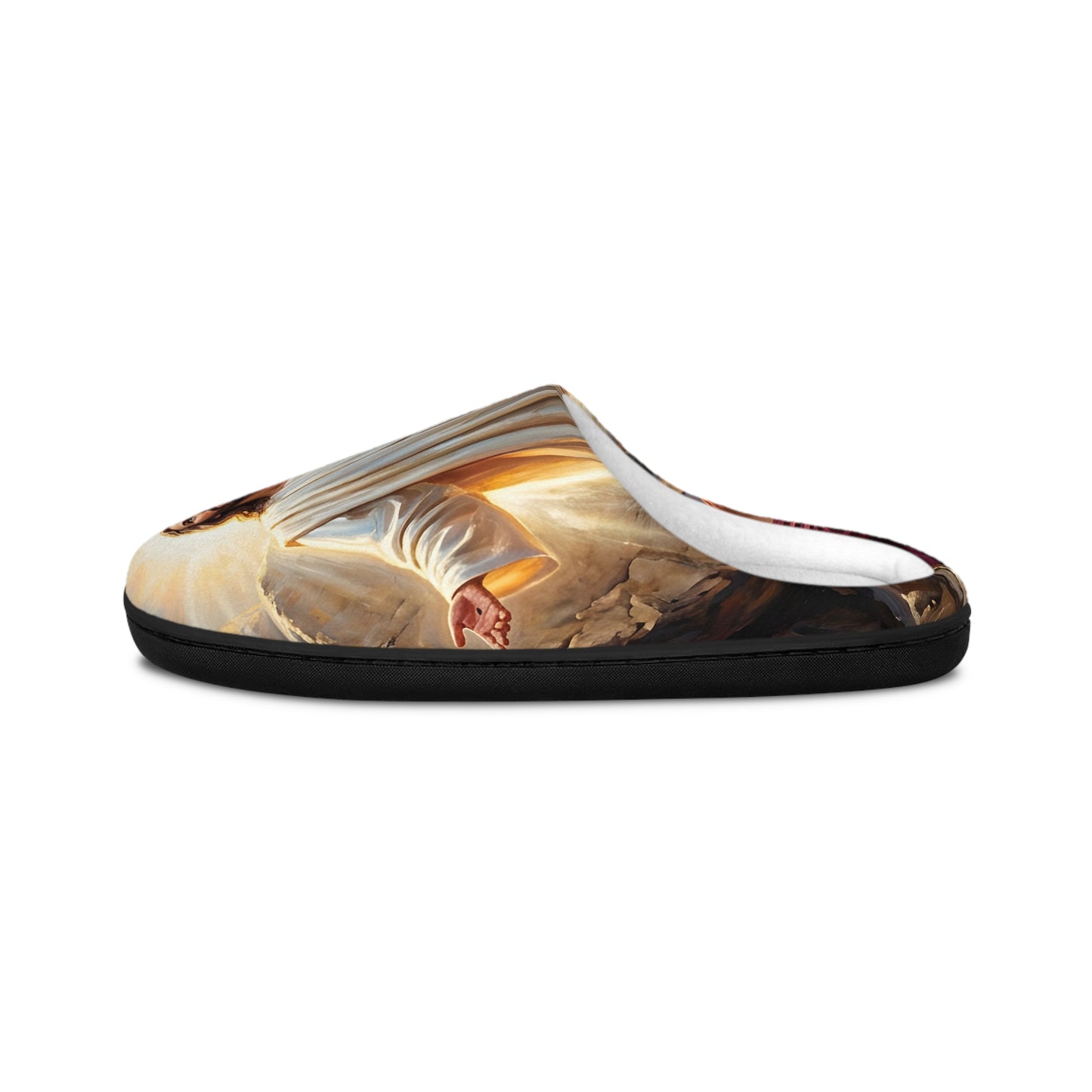 “He Is Risen - The Empty Tomb at Dawn” - Indoor Slippers