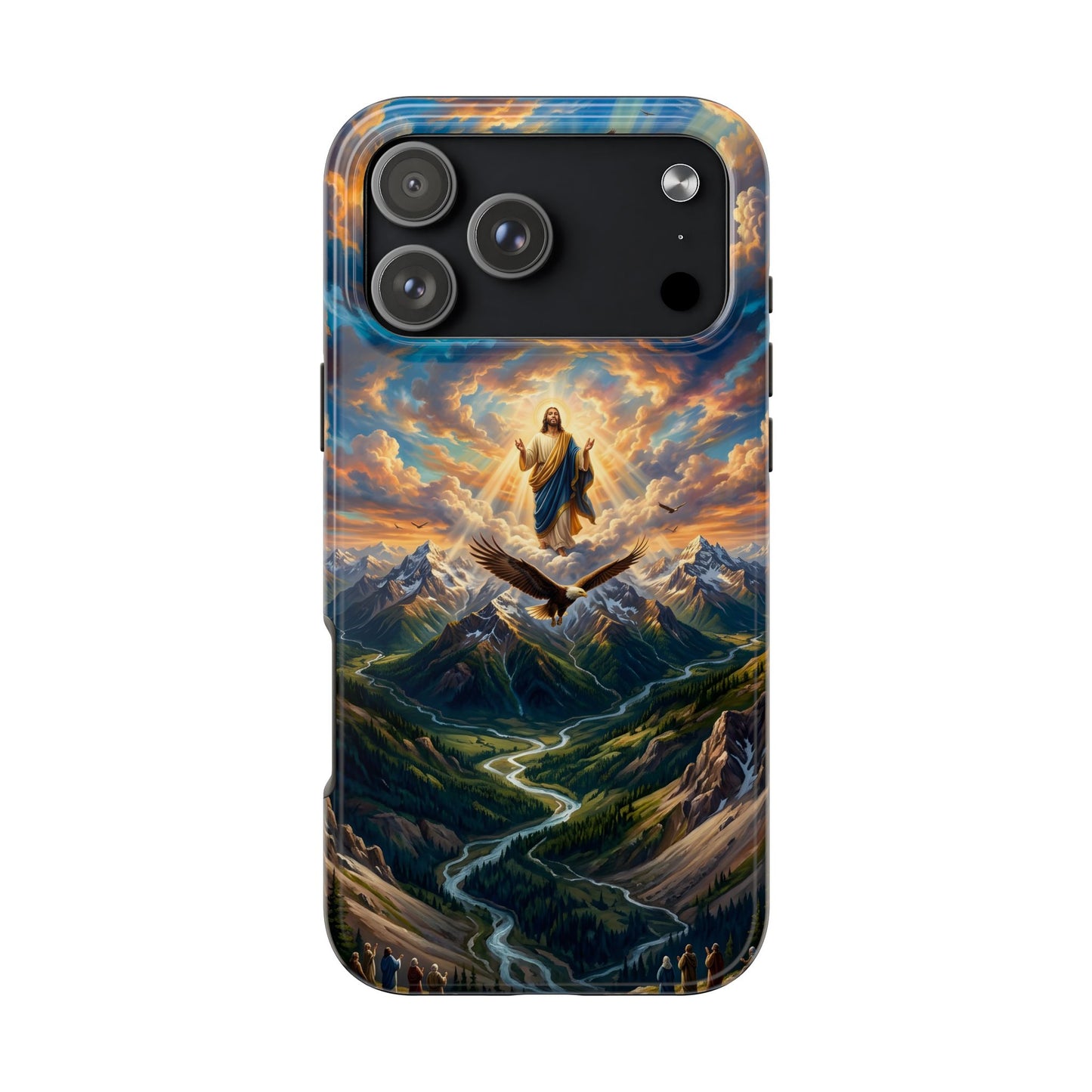 “Soaring Like Eagles - Hope in the Lord Over Mountains” - Phone Case