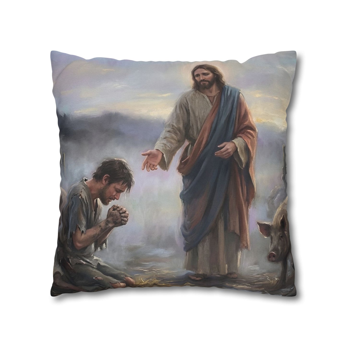 “Turning Point - The Prodigal Son's Repentance” - Pillowcase