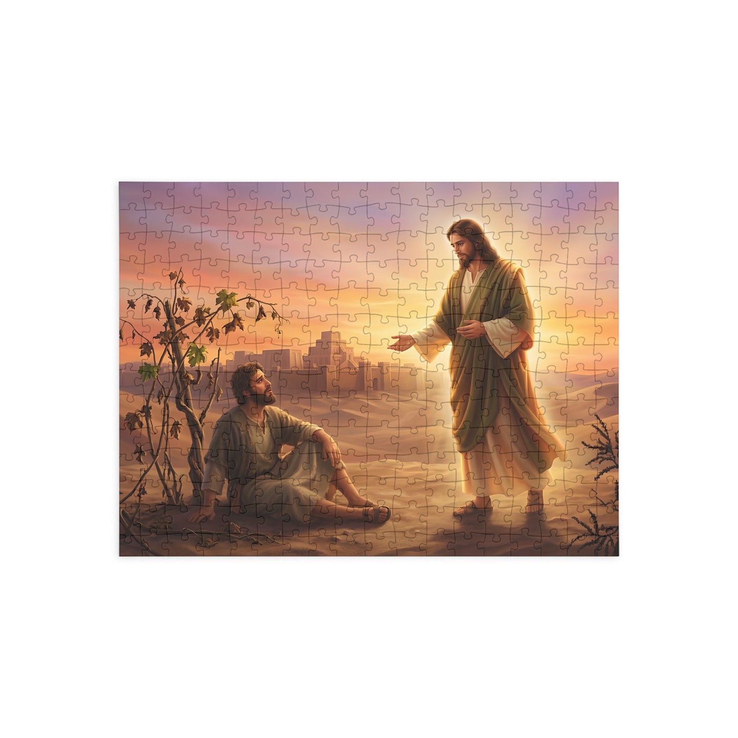 “Withered Vine - Jonah's Lesson in Mercy” - Jigsaw Puzzle